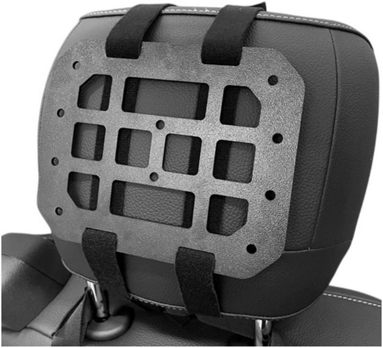 Tactical Rigid MOLLE Panel Car Headrest Rear Storage Display Rack