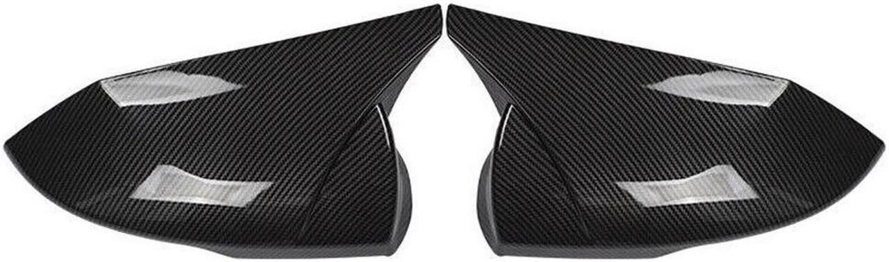 Exterior Rear View Mirror Trim Cover For Hyundai Elantra 2021 2022 Carbon Fiber Style