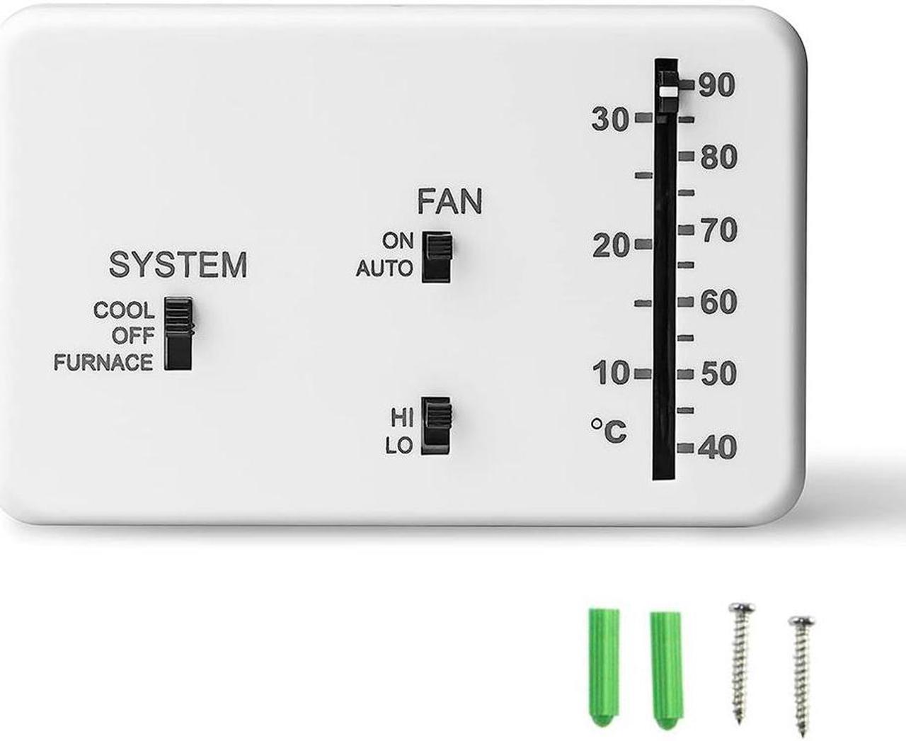 FYUU 3106995.032 RV Analog Thermostat Replacement (Cool Only/Furnace)