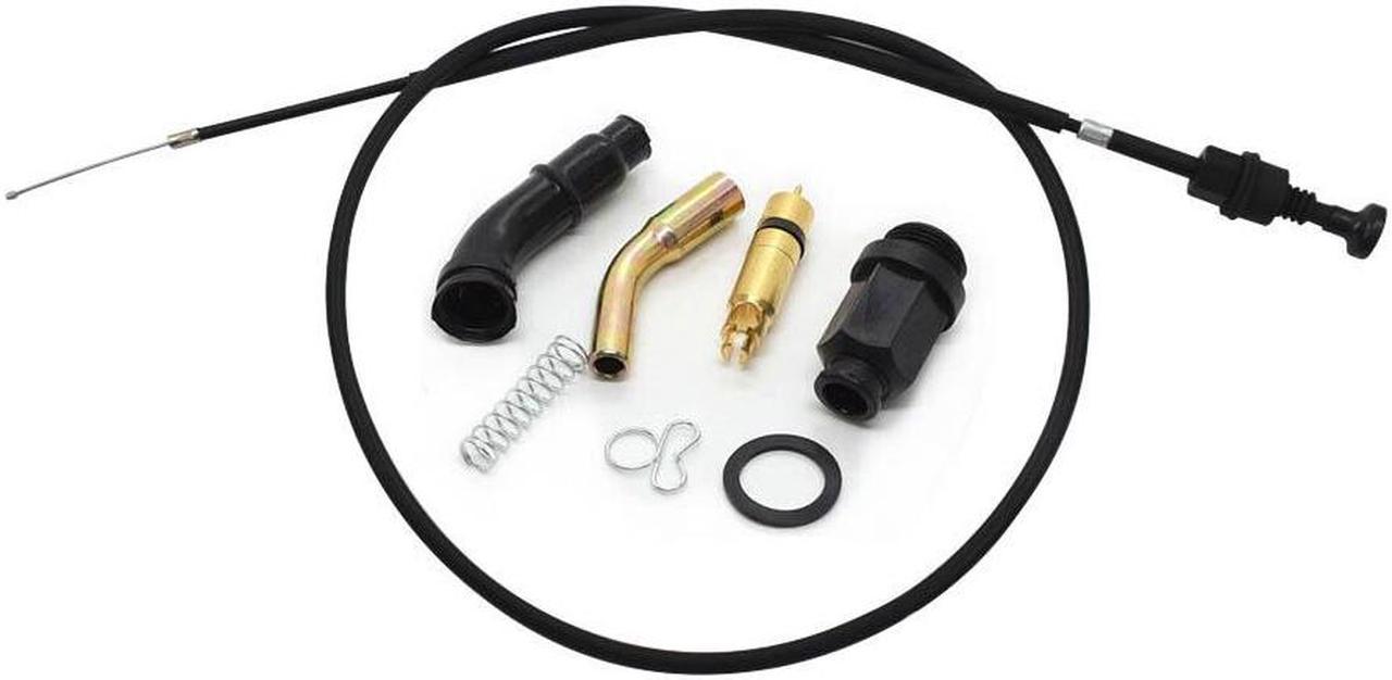 FYUU Choke Cable & Starter Valve Plunger Kit For Honda Rancher 350 TRX350