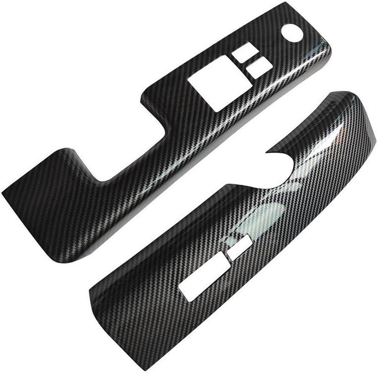 ABS Carbon Fiber Look Window Switch Panel Cover Trim For 2006-08 Nissan 350Z Z33