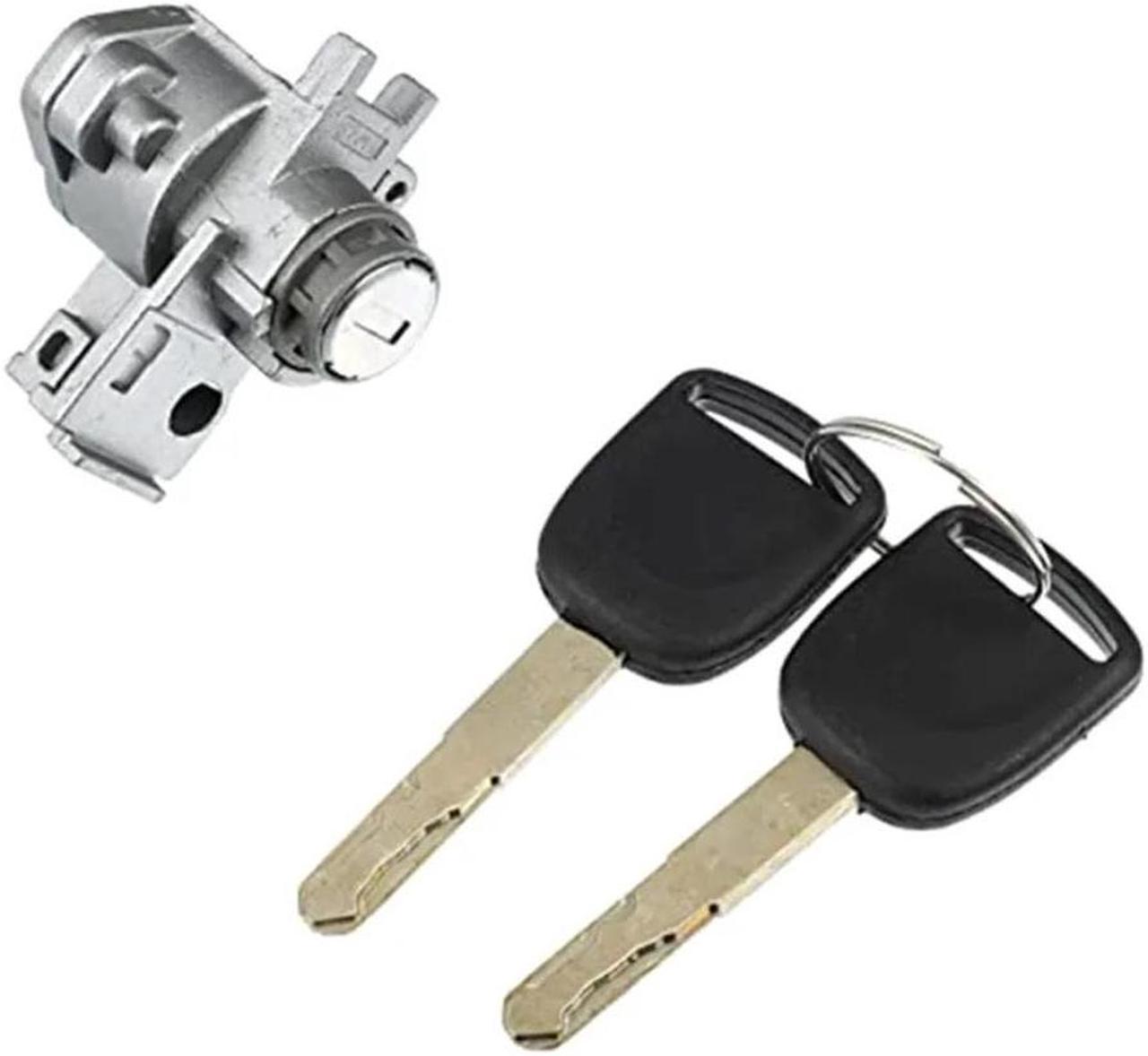 Left Driver Side Door Lock Cylinder with 2 Keys Fit For Honda Accord 2008-2012