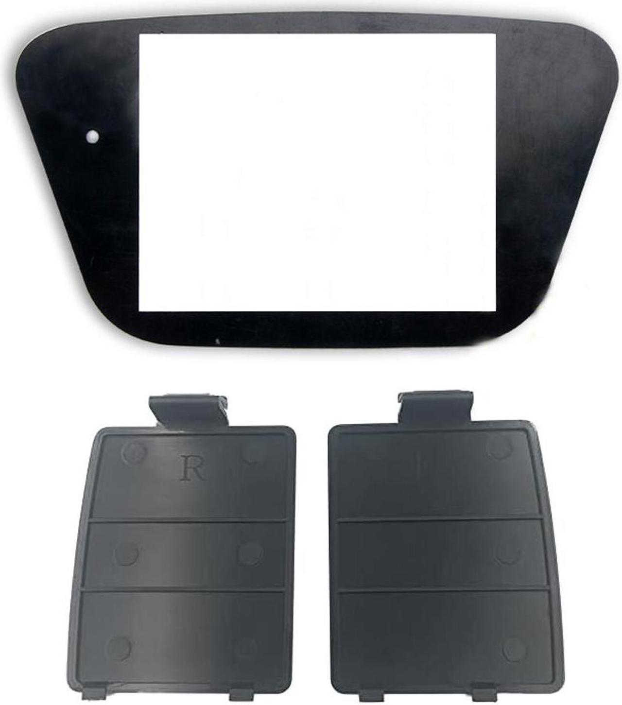 Replacement Glass Screen Lens + Left and Right Battery Covers for Game Gear