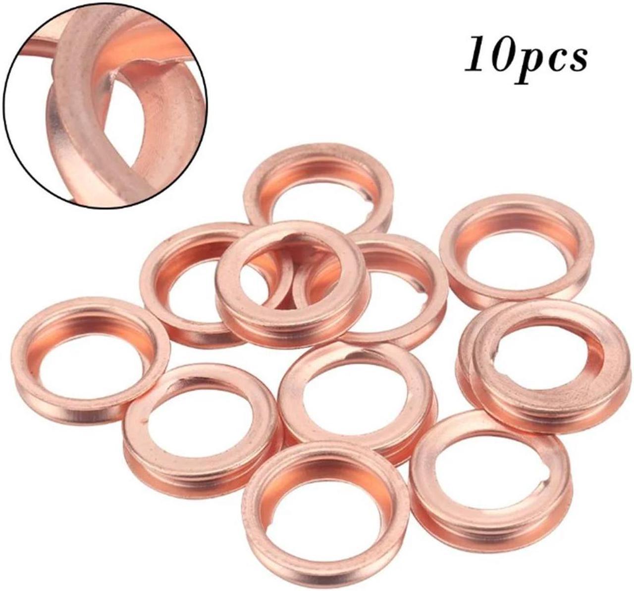 10Pcs Oil Drain Plug Crush Washer Gasket For Nissan Infiniti 11026-01M02