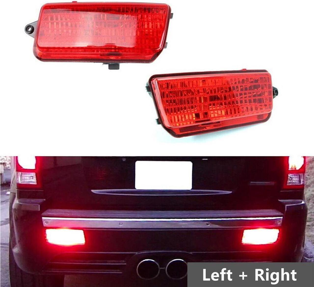 1 Pair LED Brake Lamp Rear Fog Light For 05-10 WK1 Jeep Grand Cherokee