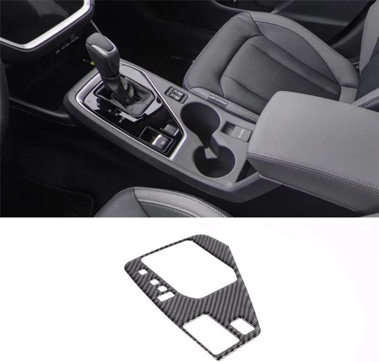 1x Carbon Fiber Gear Shift Soft Sticker Cover For Subaru Crosstrek 2024