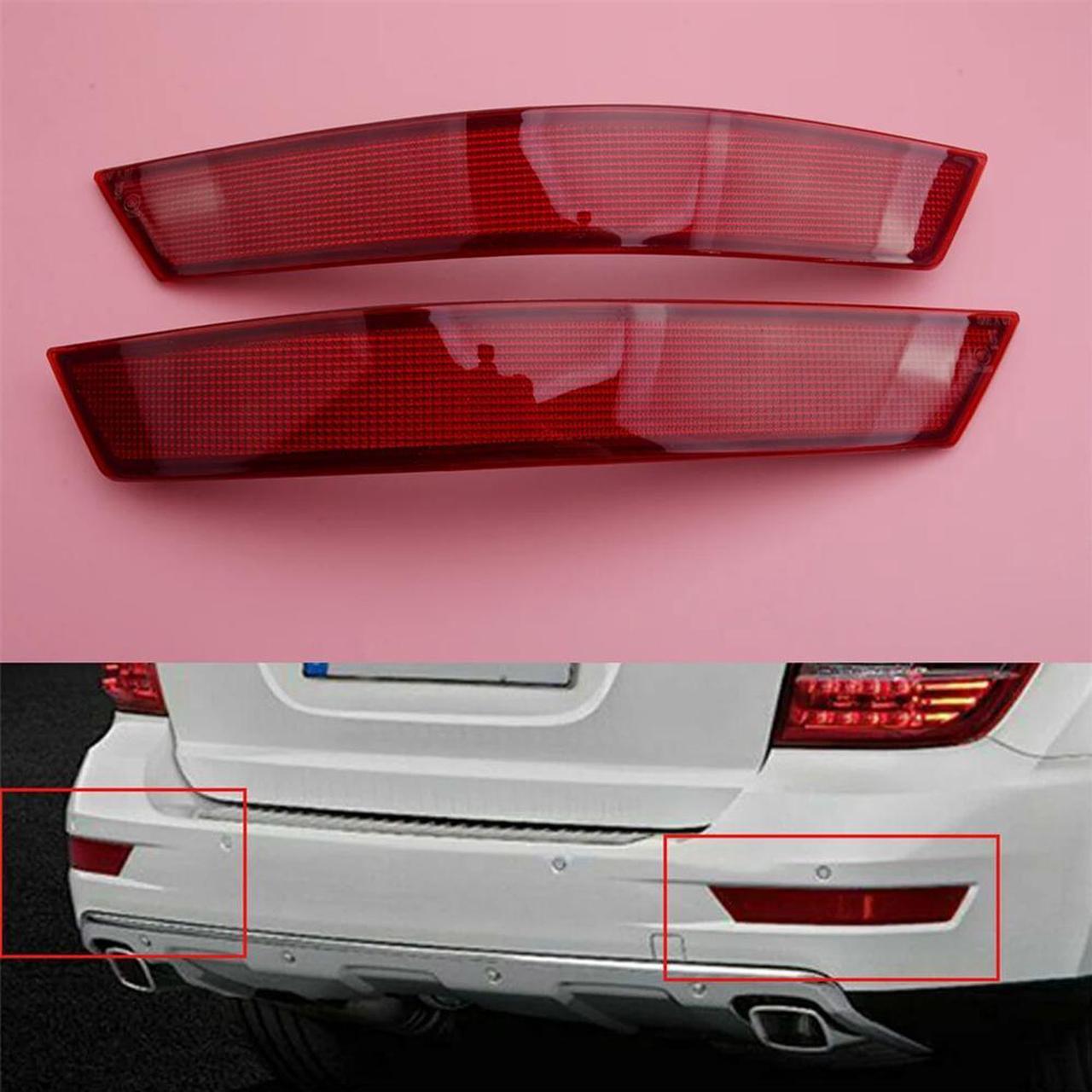 2pcs Bumper Reflector Light For Mercedes-Benz ML350 2008-2011