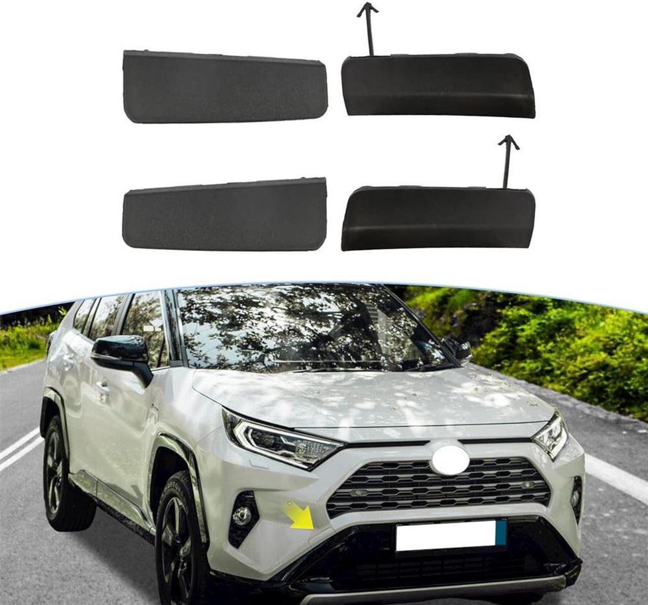 4PCS Front Bumper Tow Hook Cover Cap For Toyota RAV4 LE 2019-2023 52438-0R901