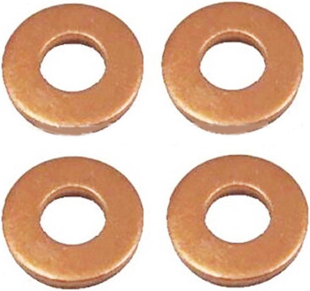 Alt view image 5 of 5 - Paiying 4Pcs Fuel Injector Seal Washers 7703062072, 8200014894 For Renault Nissan Dacia