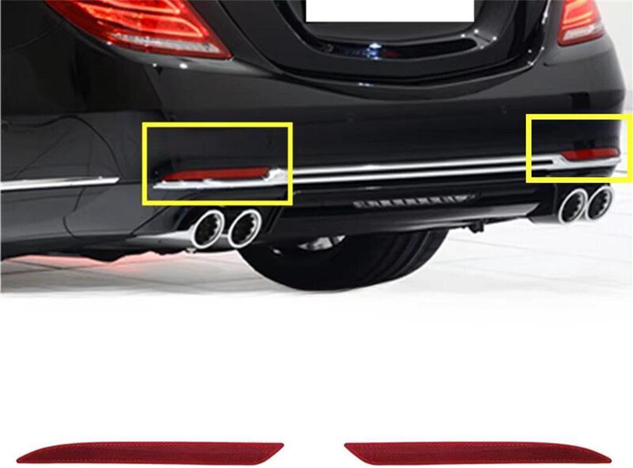 Paiying Right & Left Rear Bumper Reflector Light Lamp For Mercedes Benz S Class W222 AMG