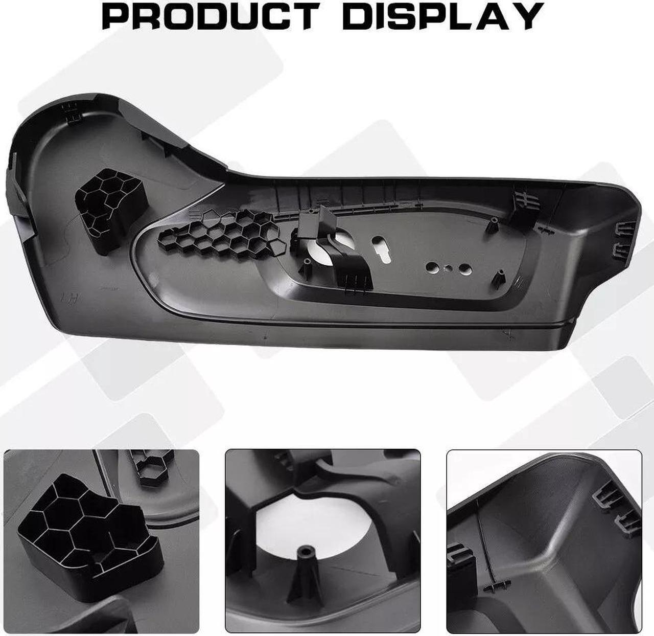 Alt view image 2 of 5 - FYUU For 2020-2023 Ford Explorer LH Driver Side Seat Trim Panel MB5Z 7862187-EC Black