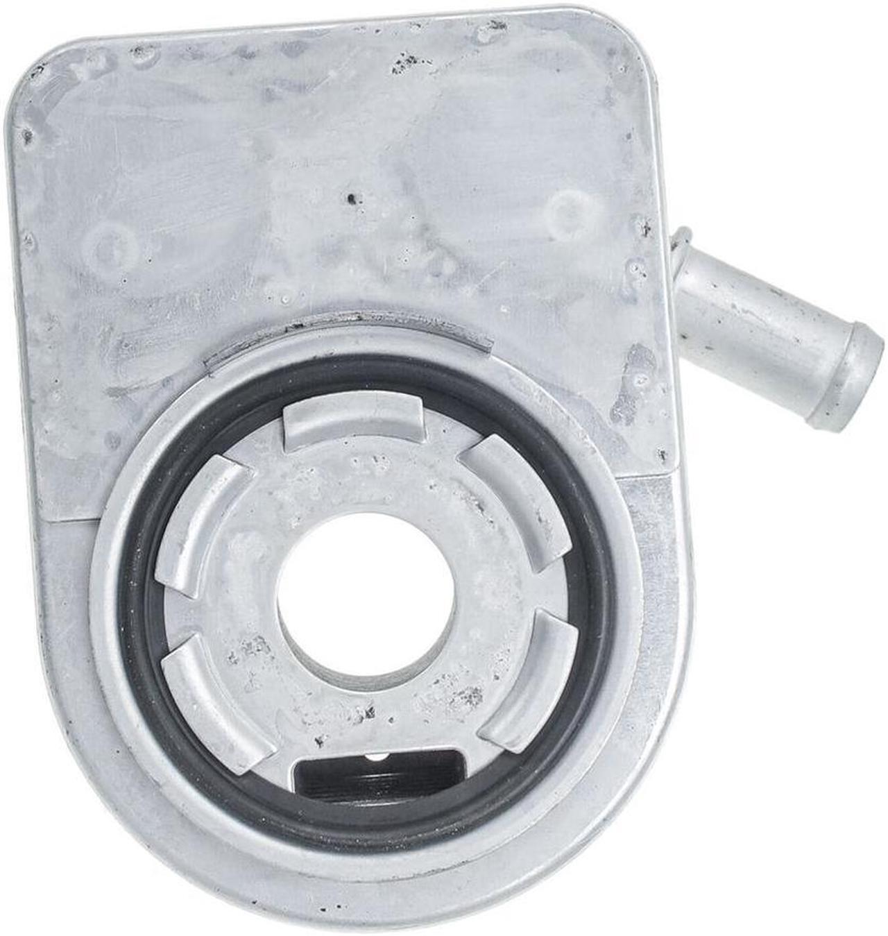 Alt view image 4 of 5 - Yassdwbn New Engine Oil Cooler Aluminum Fit For Ford Fiesta 2011-2013 L4 1.6L 7S7G6B856AA