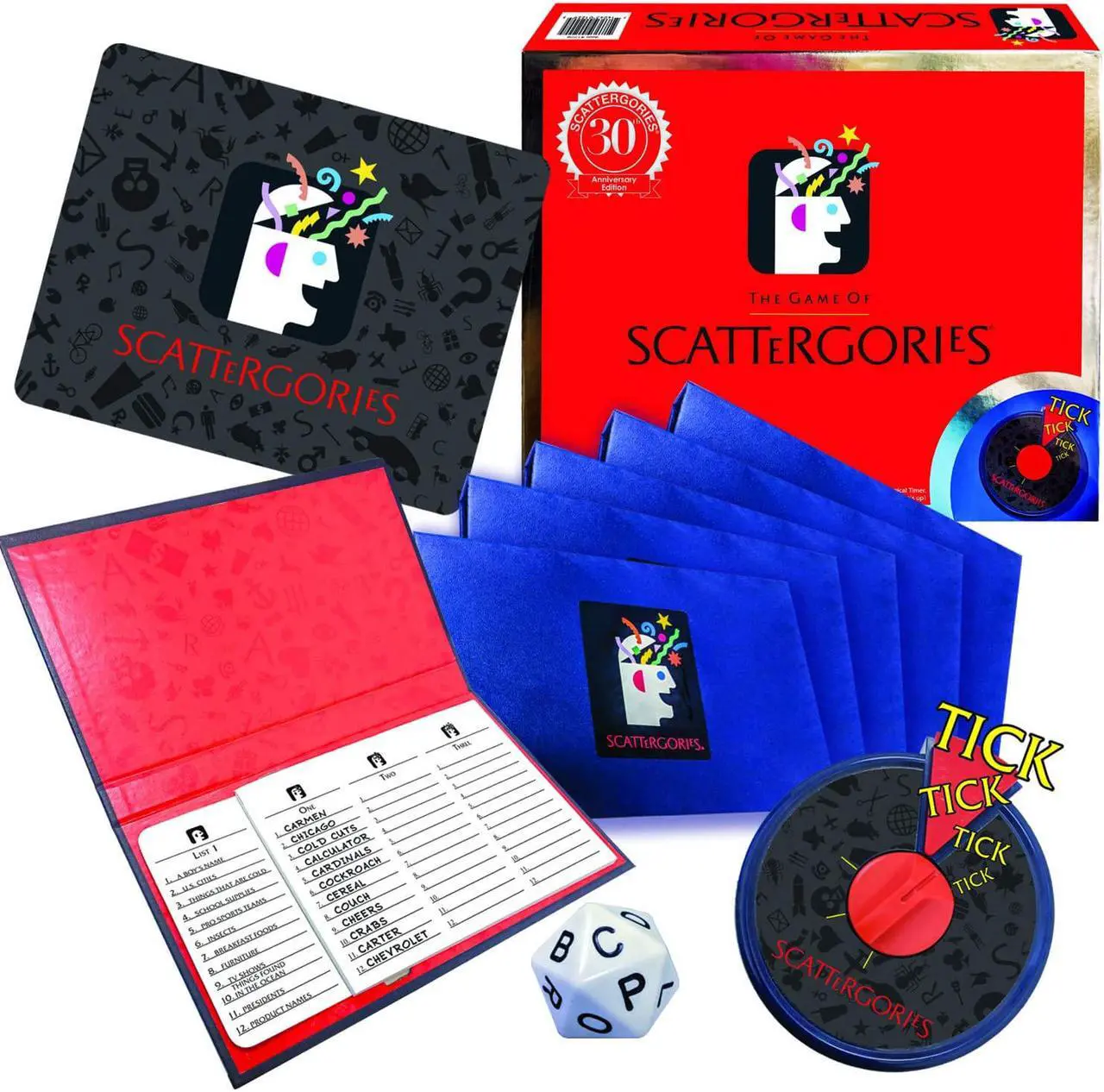 Alt view image 2 of 9 - Winning Moves Scattergories 30th Anniversary Edition