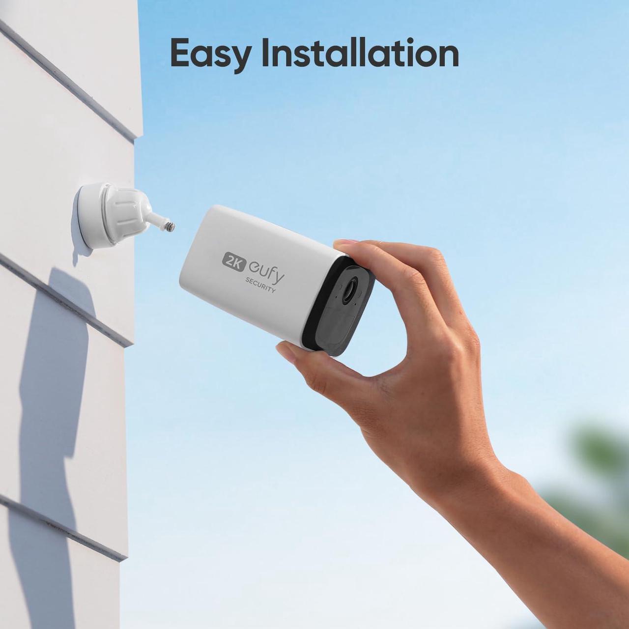 Alt view image 6 of 7 - eufy Security SoloCam C210, Wireless Outdoor Camera, 2K Resolution, No Monthly Fee, Wireless, 2.4 GHz Wi-Fi, HomeBase 3 Compatible
