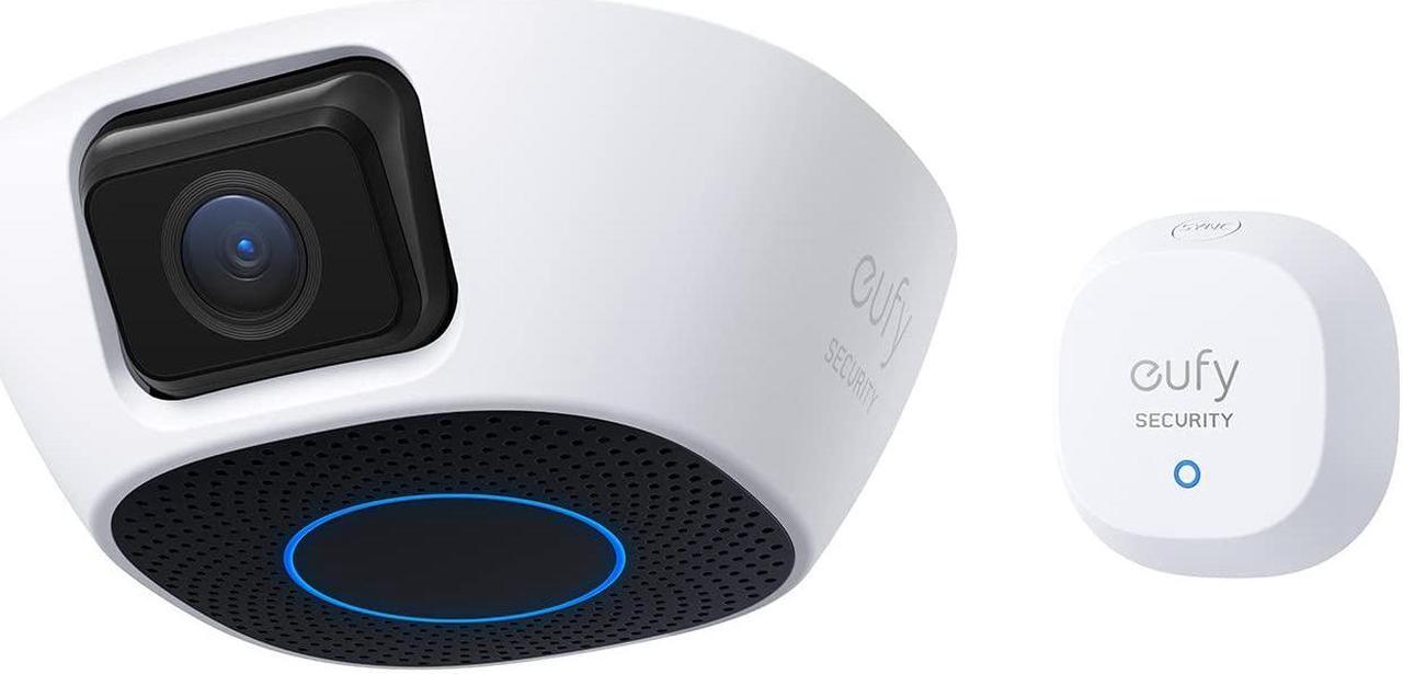 Main image of eufy Security Smart Garage-Control Cam E110 with Sensor, Detects Open/Close Status, Real-Time Notifications, 2K, No Monthly Fee, AI Human Detection, 2.4GHz Wi-Fi only (Renewed)