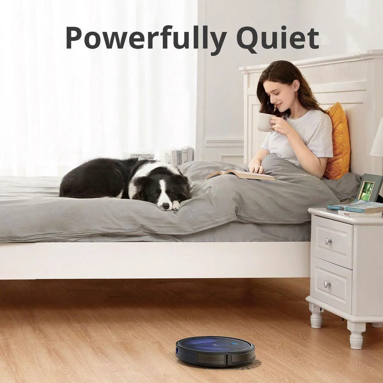 Alt view image 2 of 6 - eufy by Anker, RoboVac G15, Robot Vacuum, Smart Dynamic Navigation, 2500 Pa Super Strong Suction, Ultra-Slim, App, Voice Control, Compatible with Alexa, Carpets and Hard Floors, Ideal for Daily Messes
