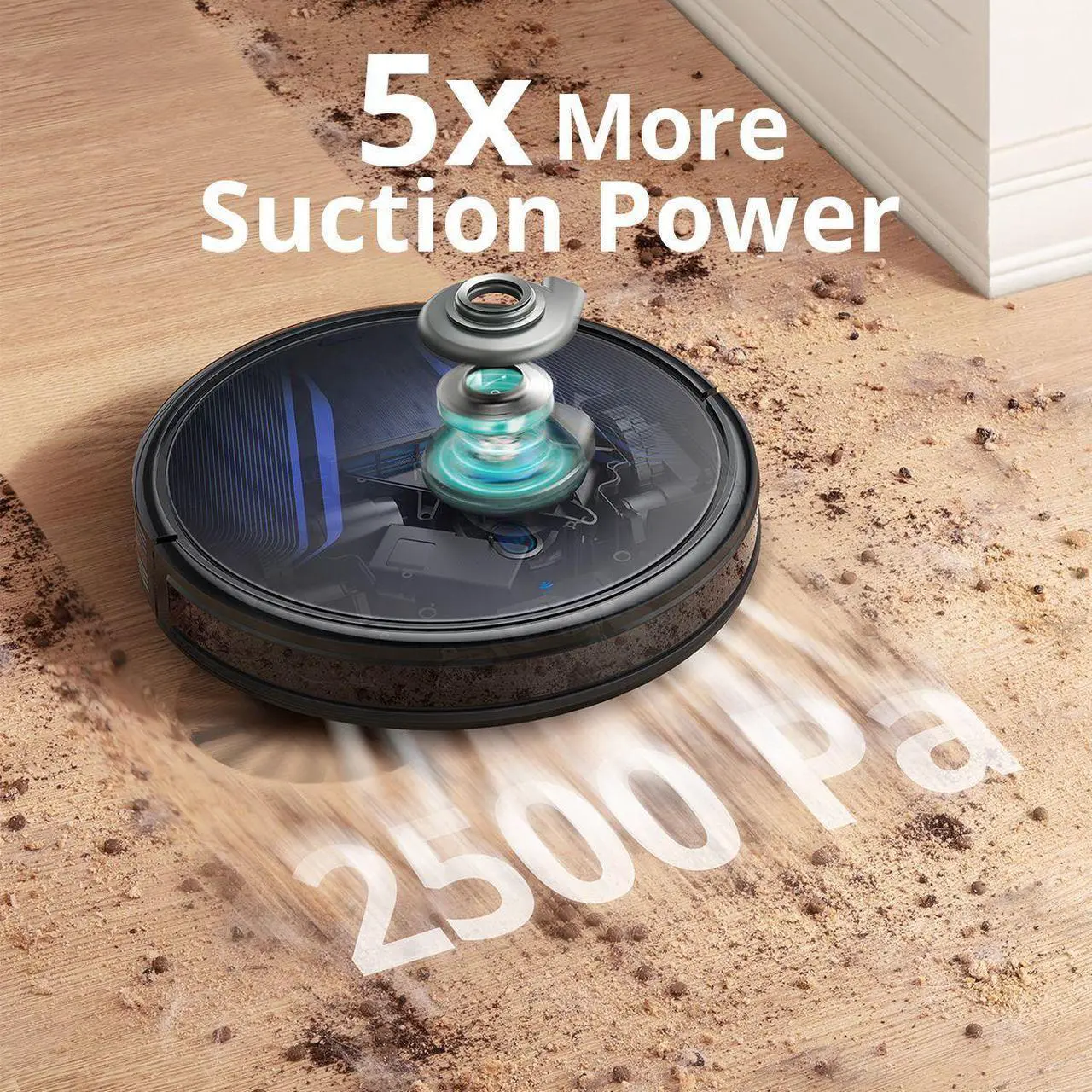 Alt view image 4 of 6 - eufy by Anker, RoboVac G15, Robot Vacuum, Smart Dynamic Navigation, 2500 Pa Super Strong Suction, Ultra-Slim, App, Voice Control, Compatible with Alexa, Carpets and Hard Floors, Ideal for Daily Messes