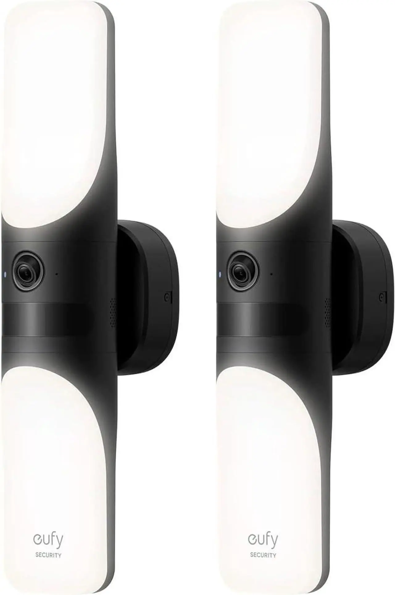 Main image of eufy Security S100 Wired Wall Light Cam (2-Pack), Security Camera Outdoor, 2K Camera with 1200 Lumen Light, Color Night Vision, Motion Activated Light, AI Smart Detection, IP65 Waterproof