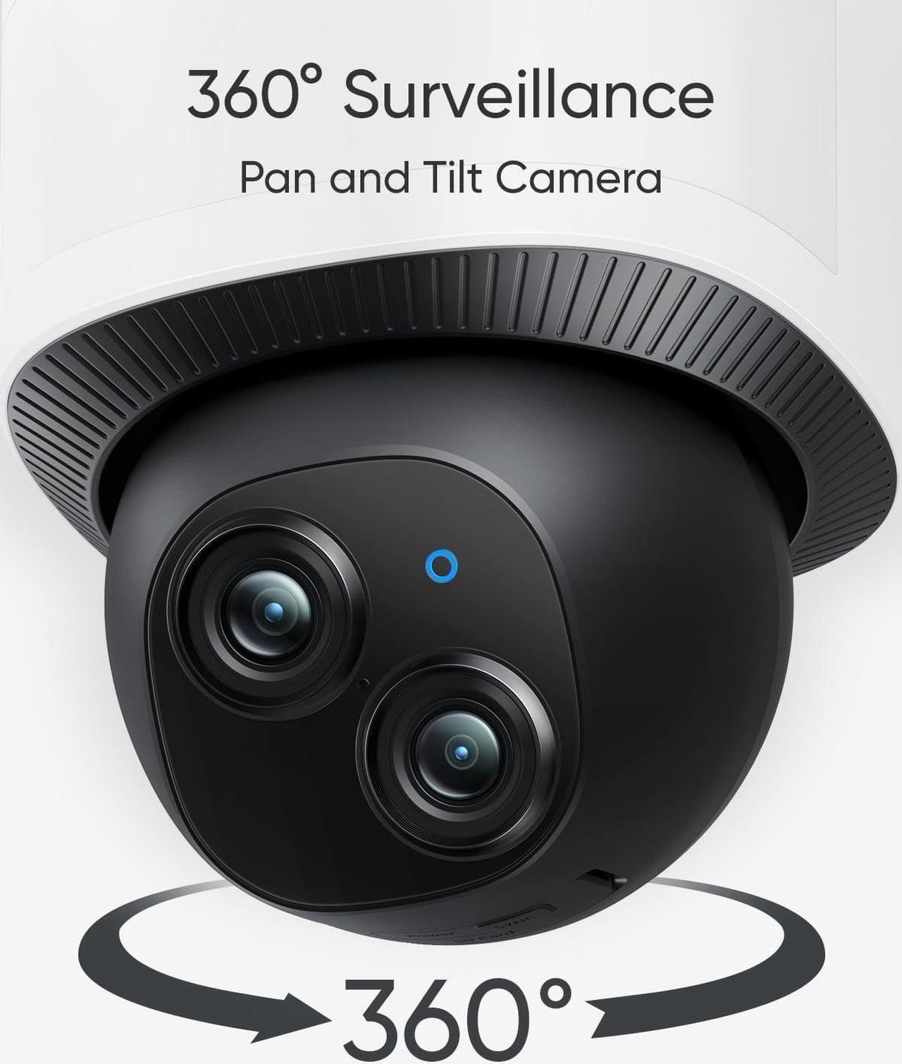 Alt view image 3 of 7 - eufy Security Floodlight Camera E340 Wired,360° Pan and Tilt,24/7 Recording,Dual-Band Wi-Fi, 2,000 Lumens,Motion-Activated,Dual Camera,HomeBase 3 Compatible,Local Storage,No Monthly Fee (Renewed)