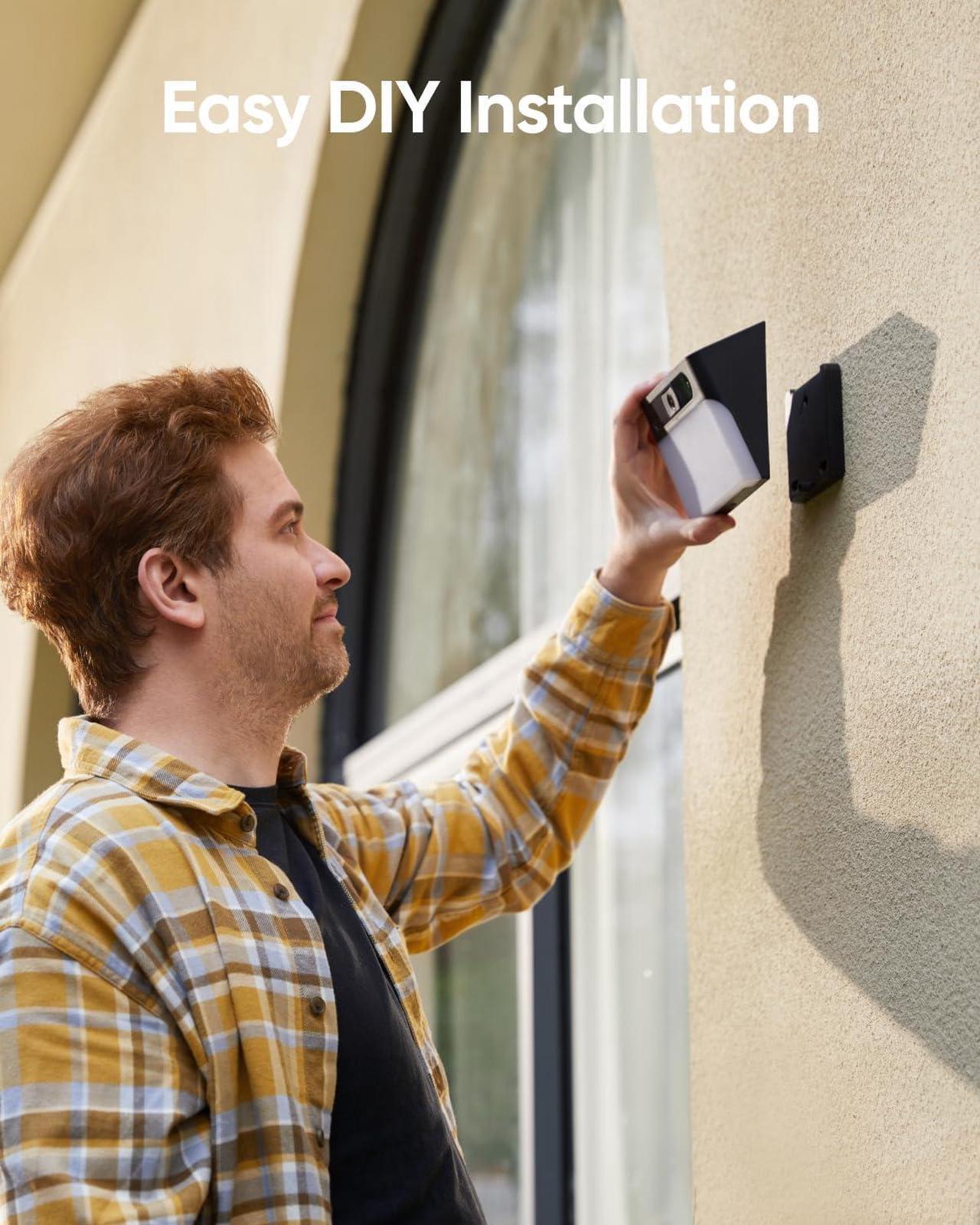 Alt view image 5 of 7 - eufy Security Solar Wall Light Cam S120,Solar Security Camera,Wireless Outdoor Camera,2K Camera, Forever Power,Motion Activated Light,AI Detection,IP65 Waterproof,Spotlight,No Monthly Fee (Renewed)