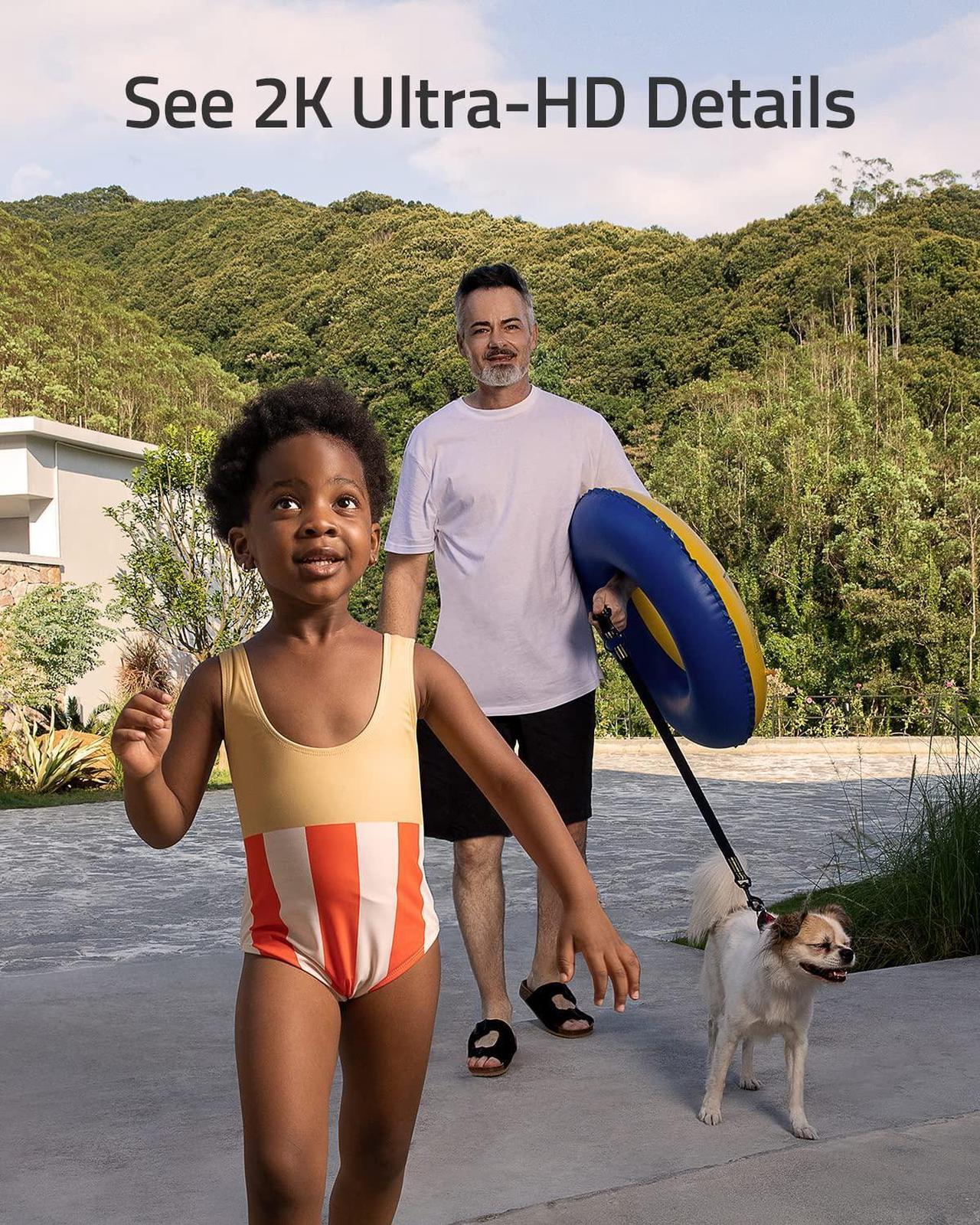 Alt view image 5 of 5 - eufy Security Video Doorbell Dual Camera (Battery-Powered) Add-on, Dual Motion Detection, Package Detection, 2K HD, Family Recognition, No Monthly Fee (Renewed)