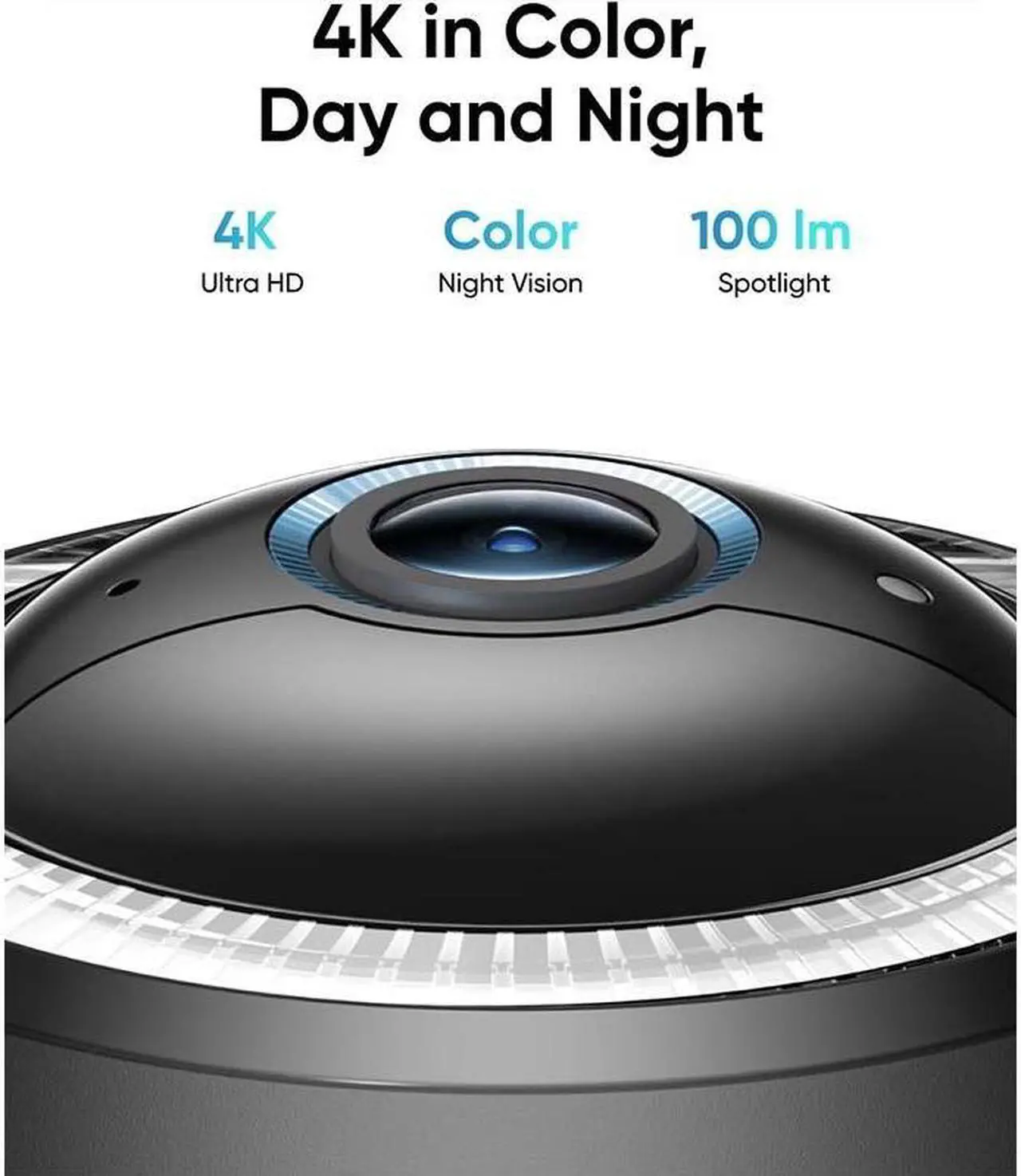 Alt view image 2 of 6 - eufy Security 4G LTE Cam S330, 4K Cellular Wireless Security Camera, Pan and Tilt, 4G and Wi-Fi Duo-mode, AI Human/Vehicle Tracking, with SIM Card and 32GB SD Card, T86P2