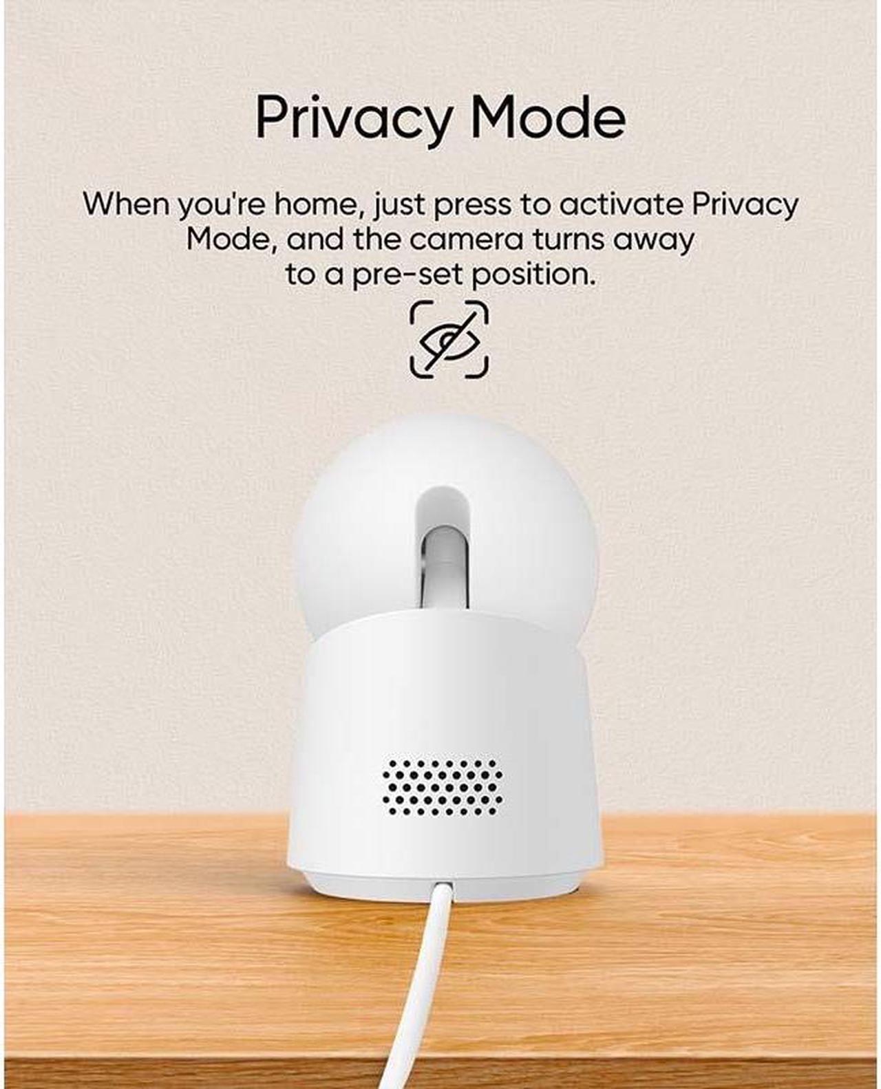 Alt view image 5 of 6 - eufy Security Indoor Cam C210, Home Security Camera, 1080p Resolution 360° PTZ, Plug-in Security Indoor Camera with 2.4G Wi-Fi, Human/Motion AI, Night Vision, AI Tracking, HomeBase 3 Compatible
