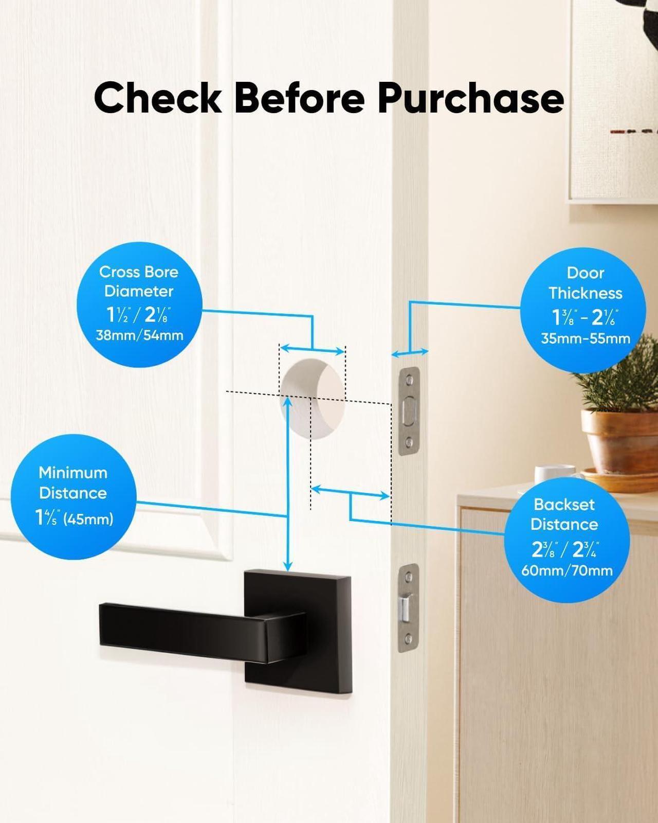 Alt view image 6 of 6 - eufy Smart Lock C34, Keyless Entry Door Lock with Apple Home Ecosystem, Built-in Wi-Fi Deadbolt for Front Door or Back, Supports Matter, Apple Home, Alexa, Google Home, SmartThings, Auto Lock