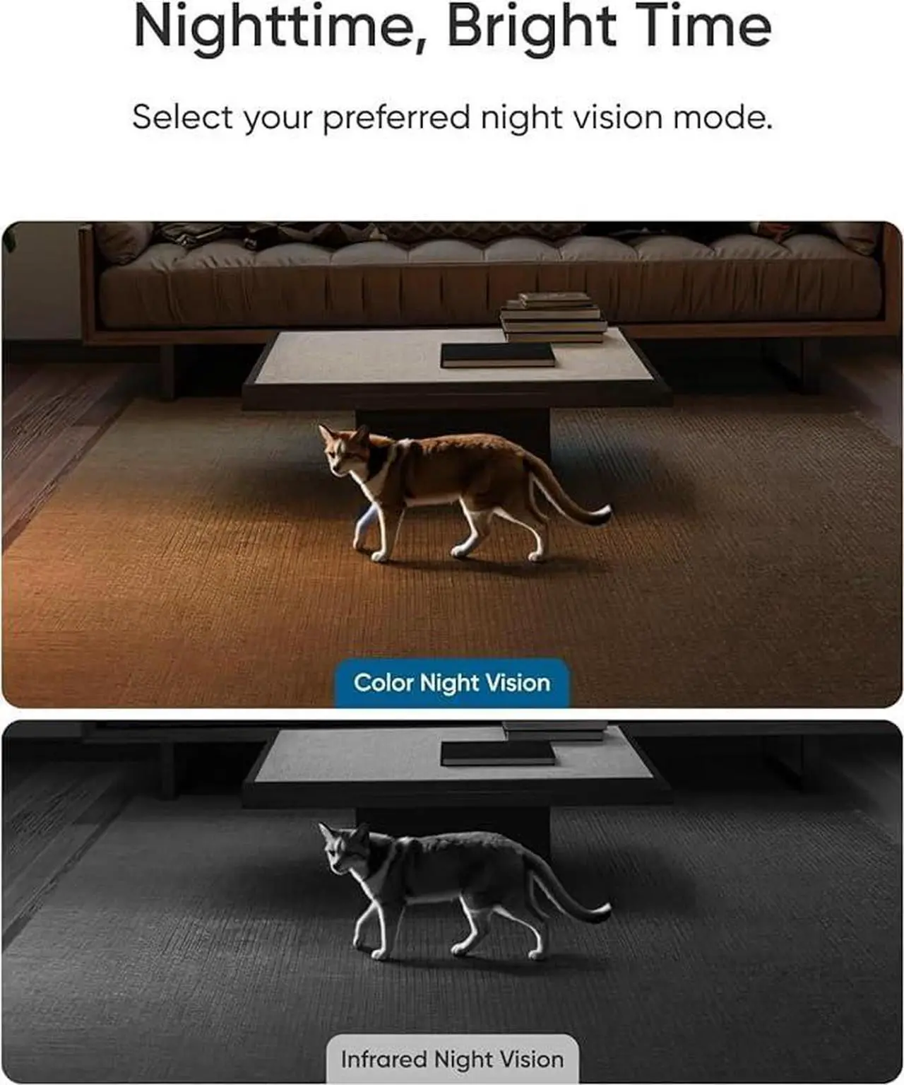 Alt view image 5 of 7 - eufy Indoor Cam E30, Latest Generation, 4K UHD Security Camera, Pet/Dog/Baby Camera with Phone app, Color Night Vision, Human/Pet Auto Tracking, 360 Pan-Tilt, Works with Homekit