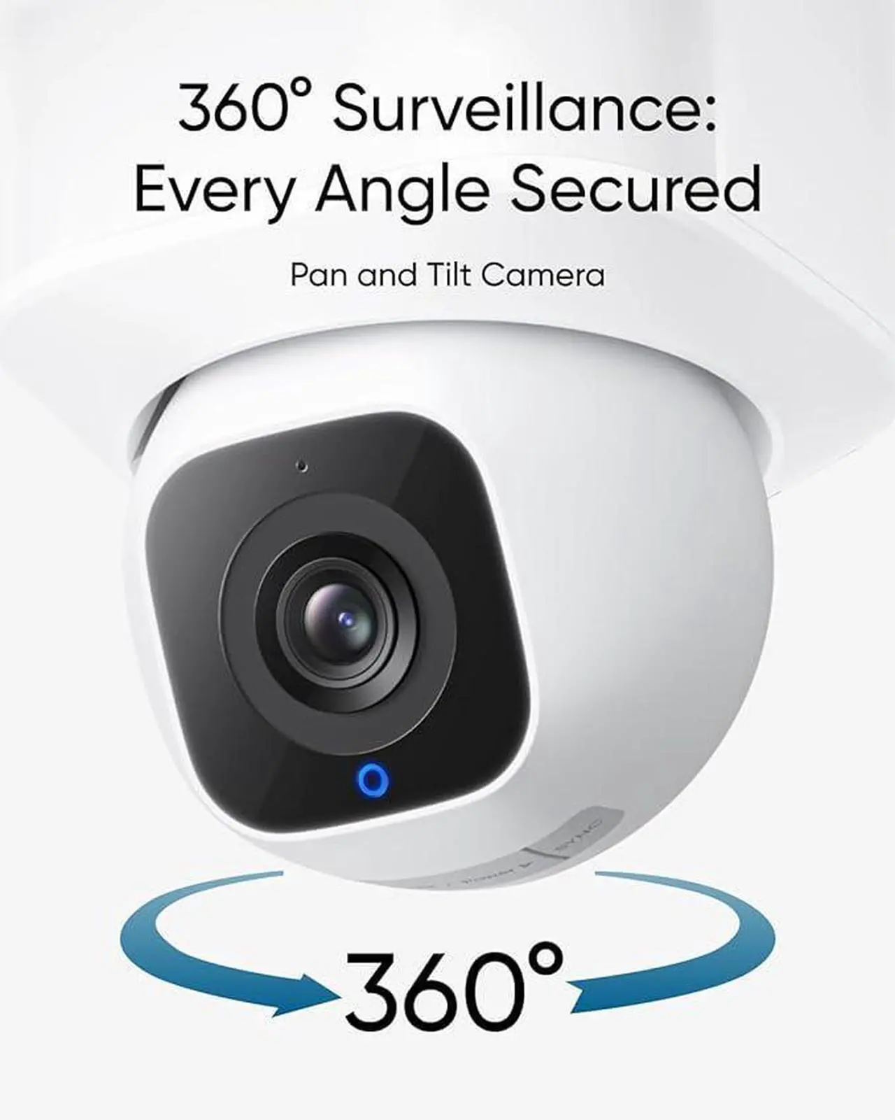 Alt view image 2 of 7 - eufy Security Floodlight Camera E30, Security Camera Outdoor, 360° Pan and Tilt, AI Detection and Tracking, 2K Video, 2.4GHz Wi-Fi, 2,000 Lumens, Custom Voice and Light Alerts, 24/7 Recording