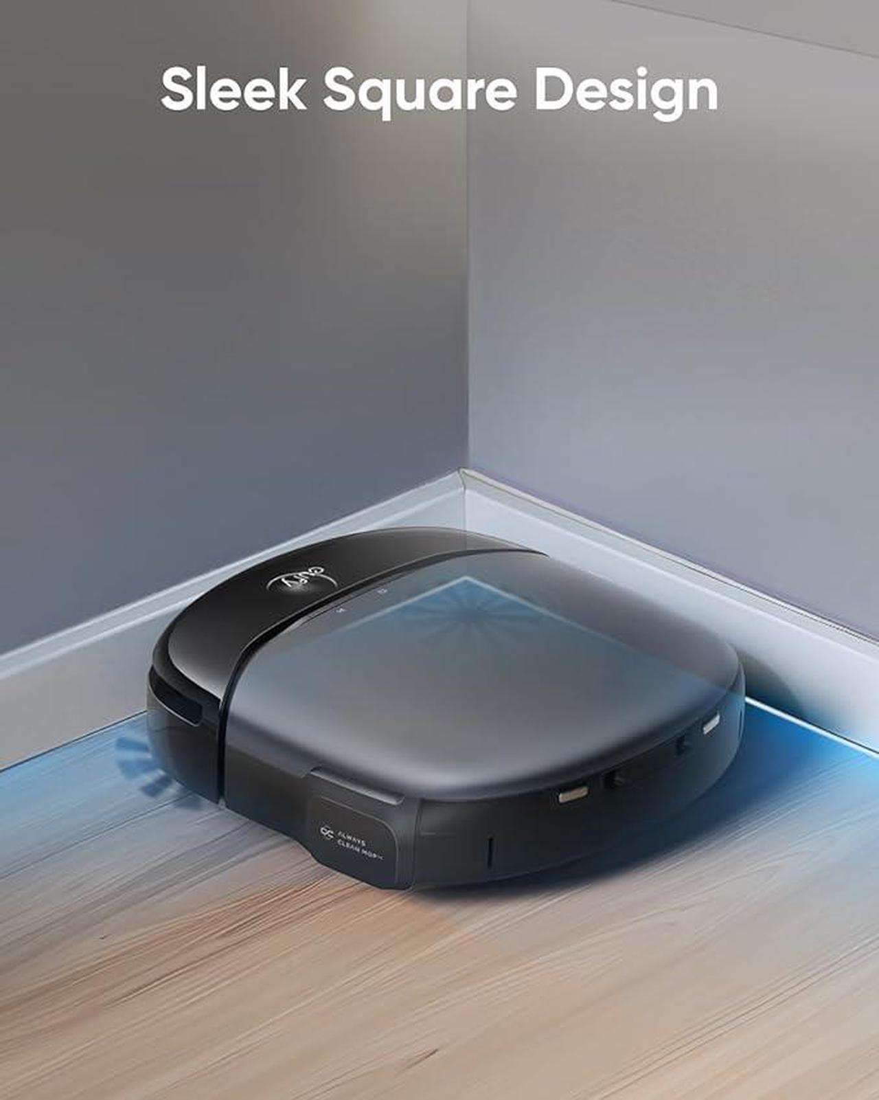 Alt view image 6 of 6 - eufy S1 with All-in-One Station, HydroJet Robot Vacuum and Mop Combo, 8,000 Pa Suction, Smart Obstacle Avoidance, Multi-Level Mapping, Mop Auto-Retraction, Perfect for Pet Hair