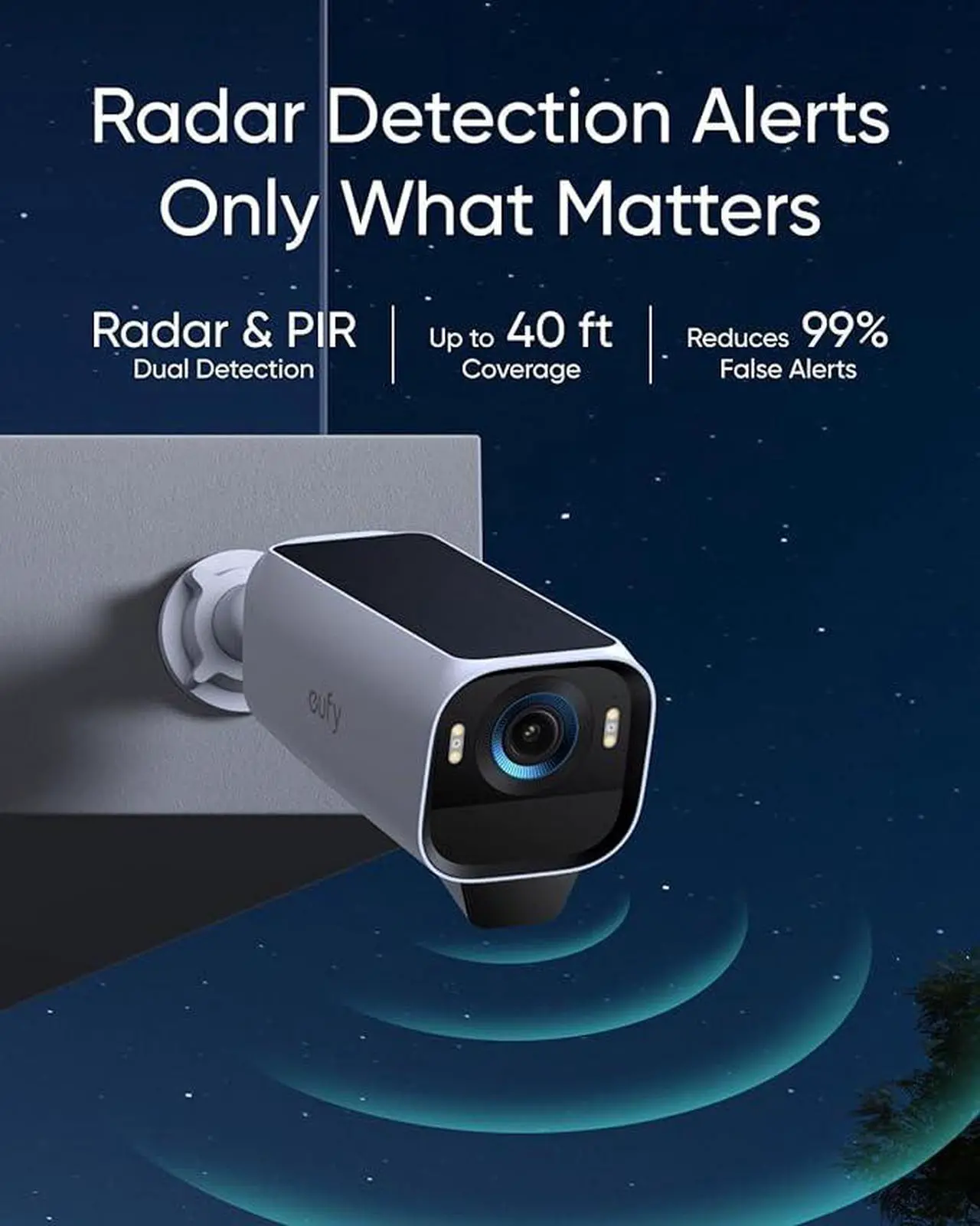 Alt view image 5 of 7 - eufy Security eufyCam S3 Pro Add-on Camera, Solar Camera Outdoor Wireless, MaxColor Night Vision, 4K Security Camera with Solar Panel, Face Recognition AI, Expandable Local Storage, No Monthly Fee