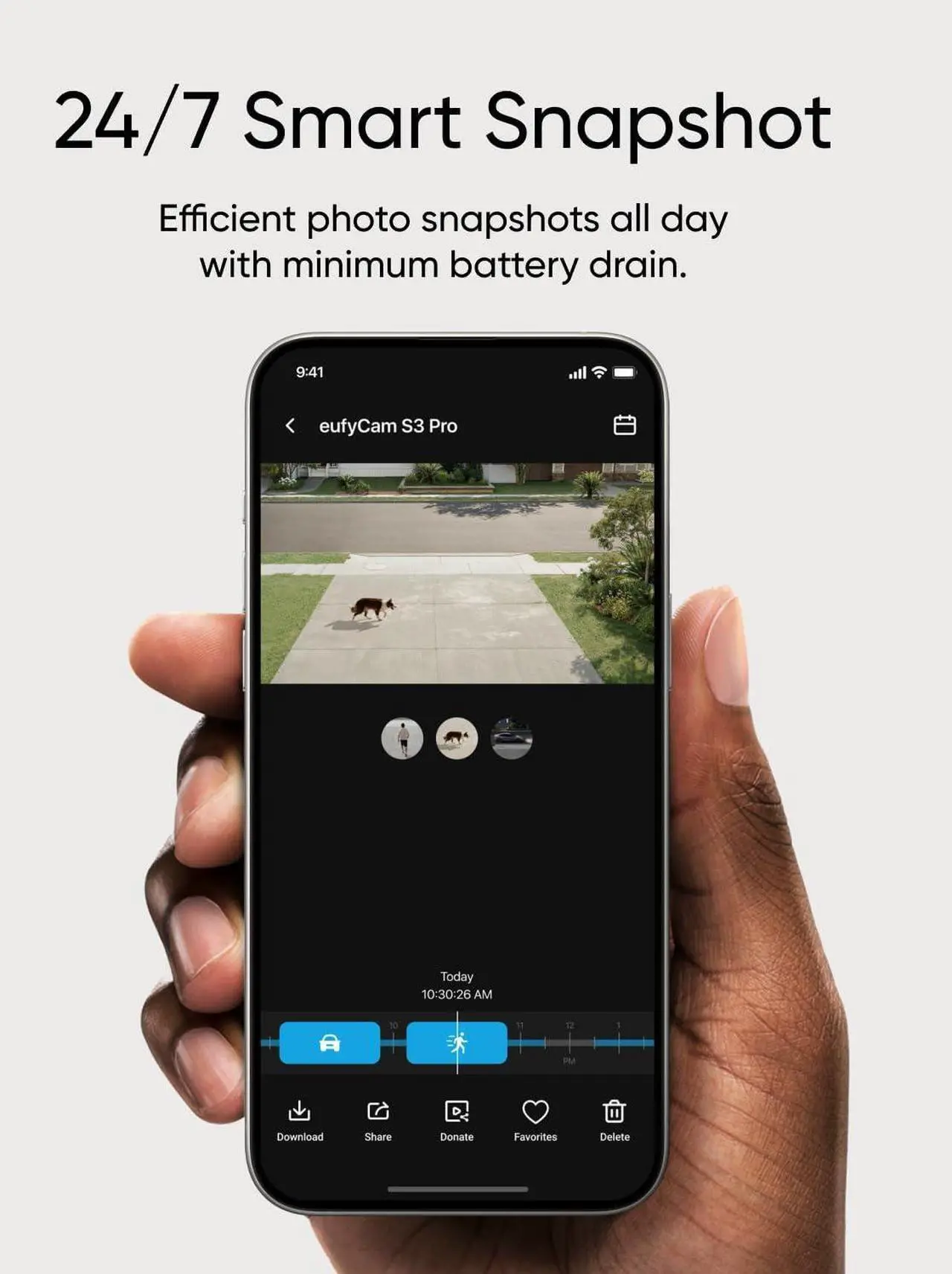 Alt view image 7 of 7 - eufy Security eufyCam S3 Pro Add-on Camera, Solar Camera Outdoor Wireless, MaxColor Night Vision, 4K Security Camera with Solar Panel, Face Recognition AI, Expandable Local Storage, No Monthly Fee