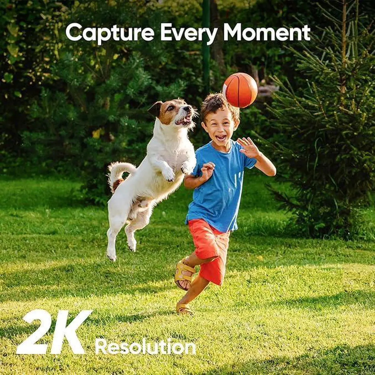 Alt view image 2 of 7 - eufy Security SoloCam C210 2-Cam Pack, Wireless Outdoor Camera, 2K Resolution, No Monthly Fee, Wireless, 2.4 GHz Wi-Fi, HomeBase 3 Compatible