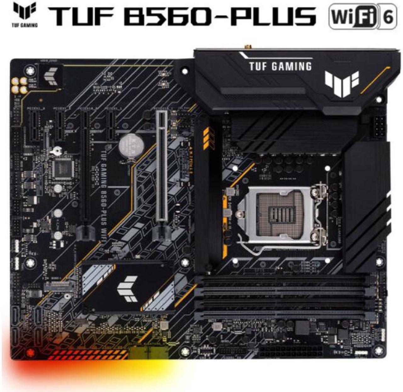 ASUS TUF GAMING B560-PLUS WIFI motherboard supports CPU 11600KF/11400F/10600KF/10400F (Intel B560/LGA 1200)