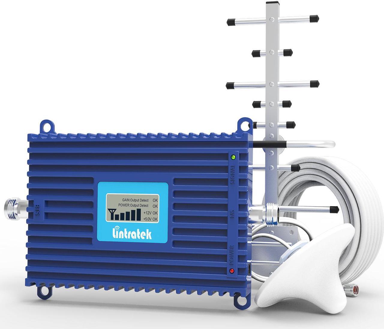Main image of Lintratek 4G LTE Band 66 Cell Phone Signal Booster | 1700/2100MHz AWS Band 66/4 Cellular Amplifier for T-Mobil, AT&T, Sprint, Verizon, Mint Mobile, MetroPCS U.S. Carriers for Home/Office AGC Function