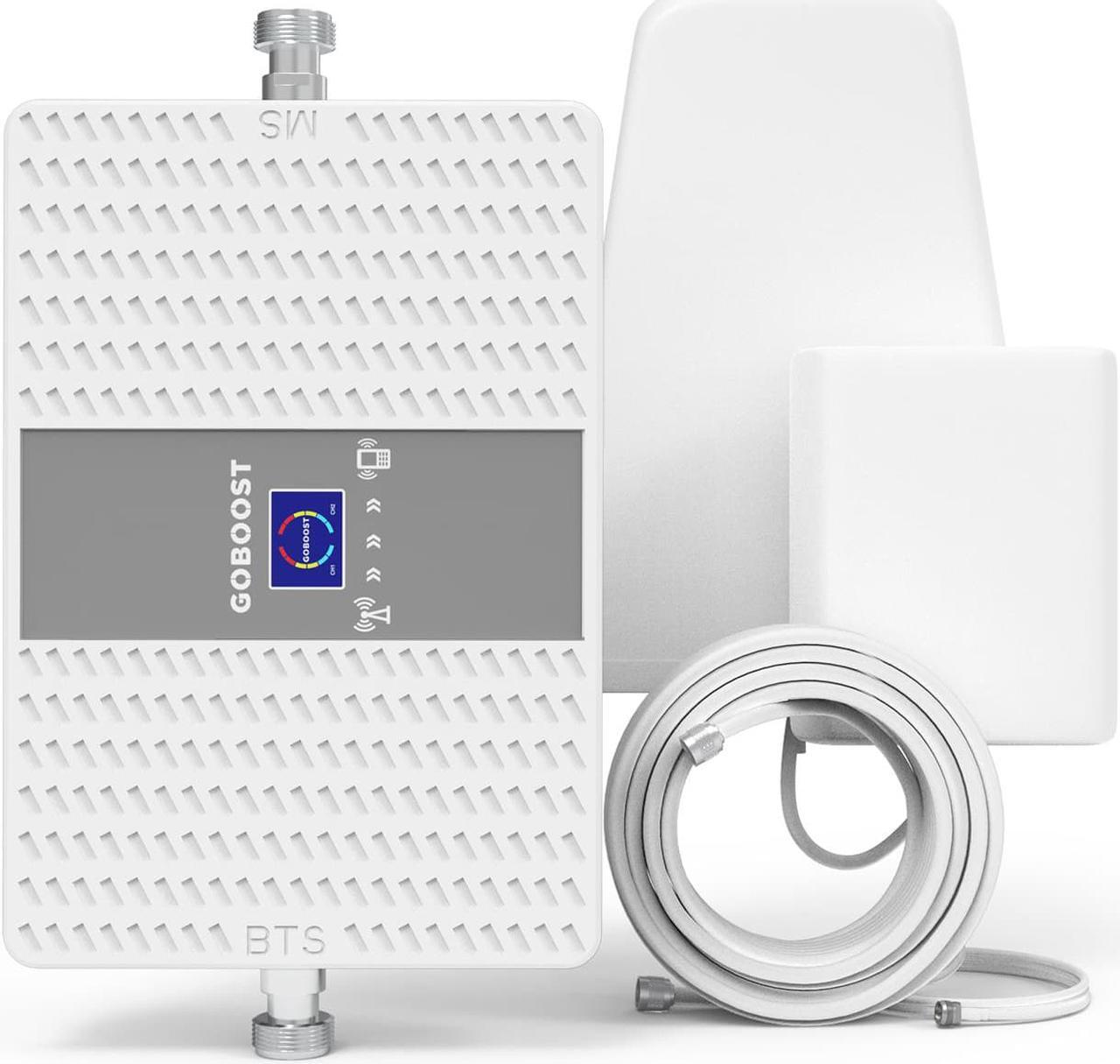 Main image of Cell Phone Signal Booster for Home and Office 2G 3G 4G LTE Band 4 Band 5 850MHz 1700/2100MHz Cell Phone Booster Cellular Signal Booster for AT&T, Verizon, T-Mobile & More | FCC Approved