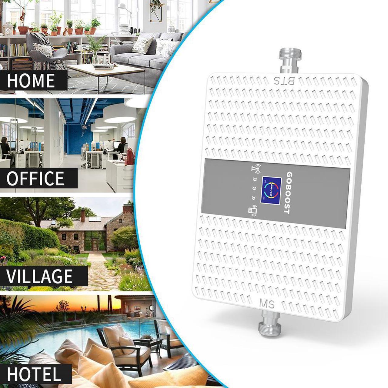 Alt view image 5 of 7 - Cell Phone Signal Booster for Home and Office 2G 3G 4G LTE Band 4 Band 5 850MHz 1700/2100MHz Cell Phone Booster Cellular Signal Booster for AT&T, Verizon, T-Mobile & More | FCC Approved