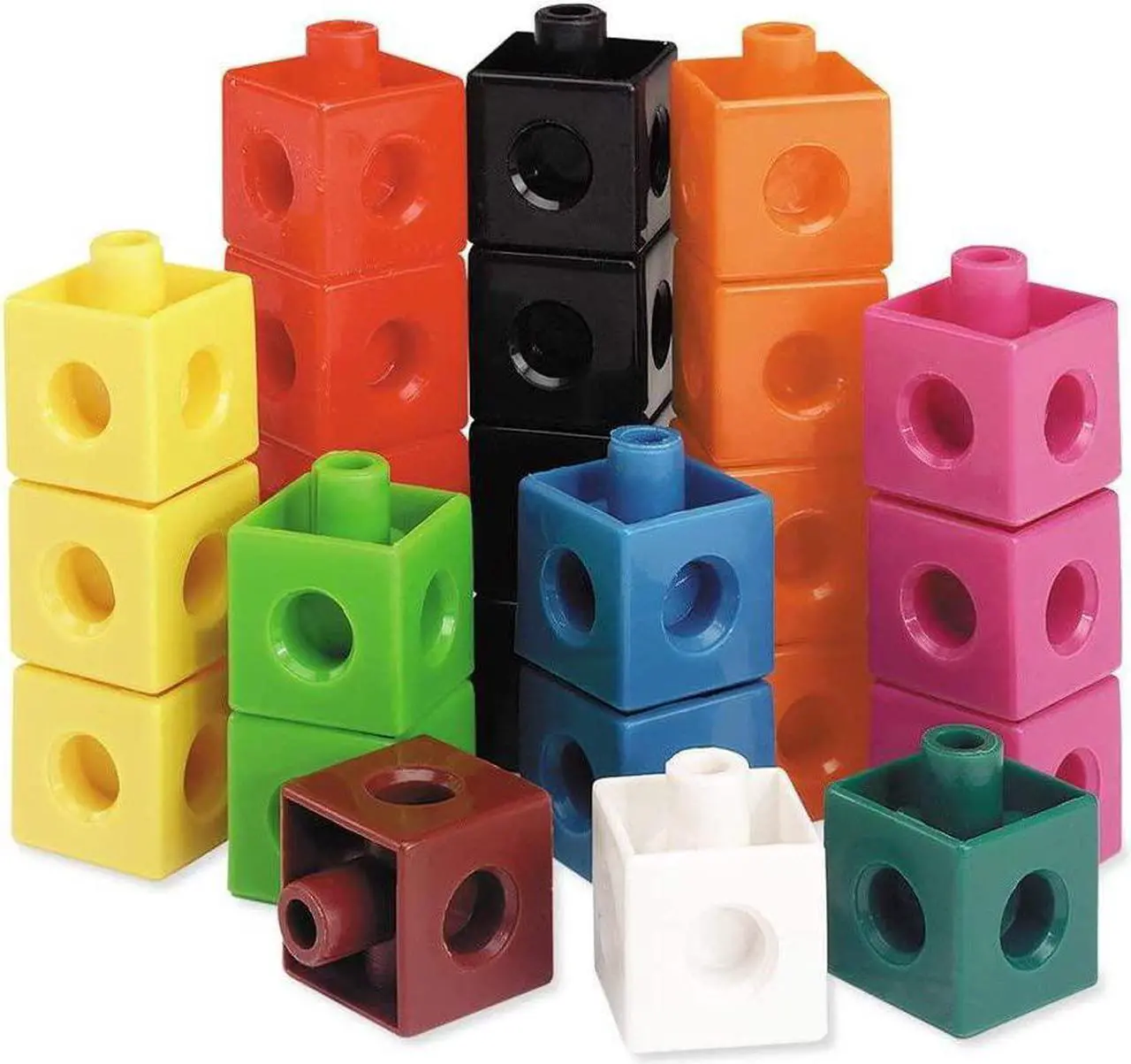 Alt view image 4 of 6 - Learning Resources Snap Cubes 100/ST Multi LER7584