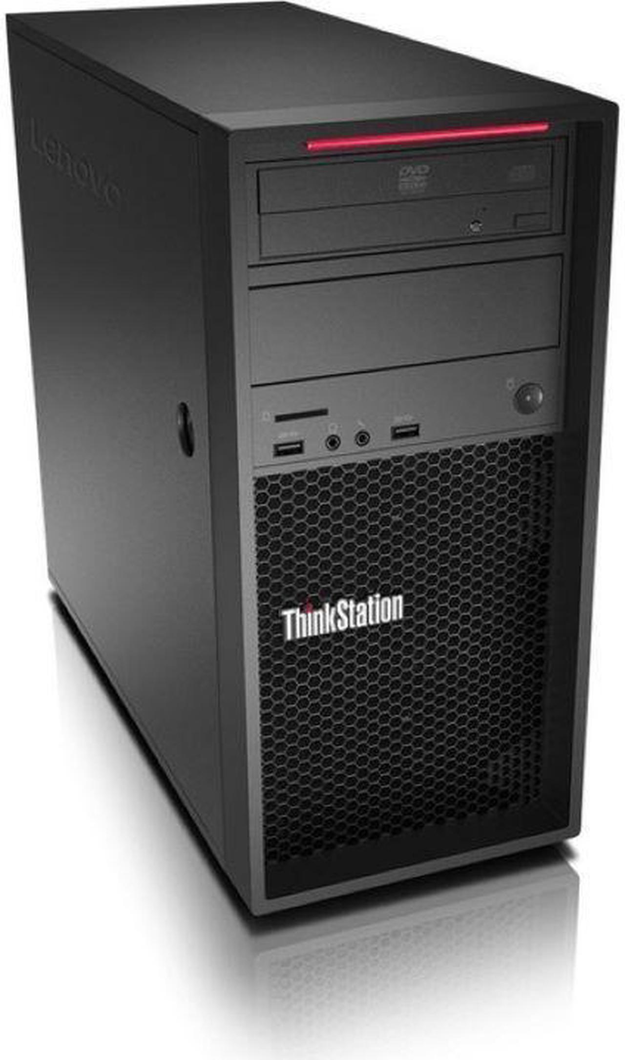 Lenovo ThinkStation P520c Tower Workstation - Intel Xeon Quad Core W-2123, 3.6GHz, 16GB RAM, 512GB SSD, NVIDIA Quadro P1000 4GB GDDR5 Graphics - Windows 10 Pro.