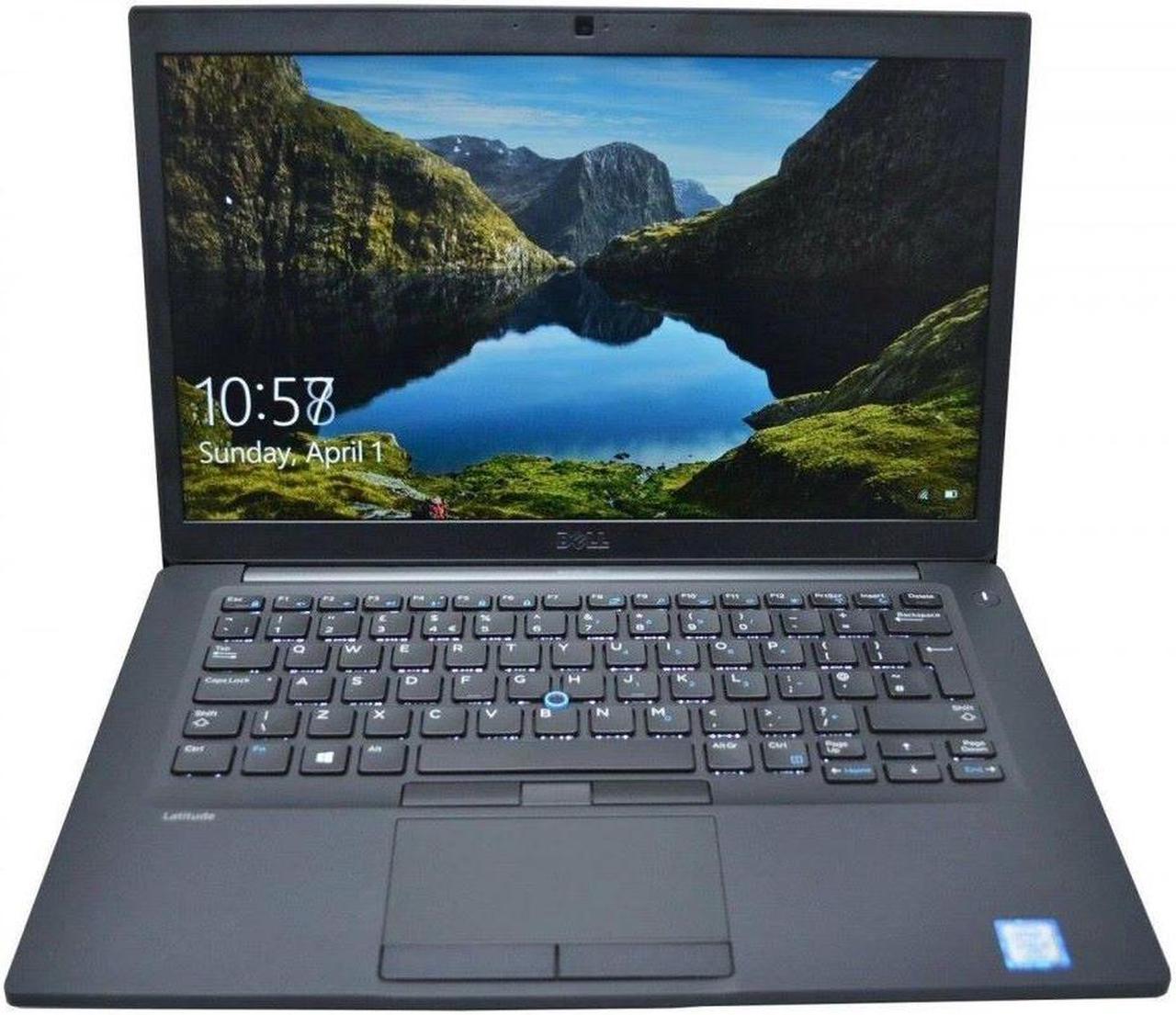 Dell Latitude E7480 Touchscreen Ultrabook - Intel Core i5-6300U, 2.40GHz, 16GB RAM, 256GB SSD, 14" TFT, HDMI, Windows 10 PRO. Screen has minor keyboard imprints.