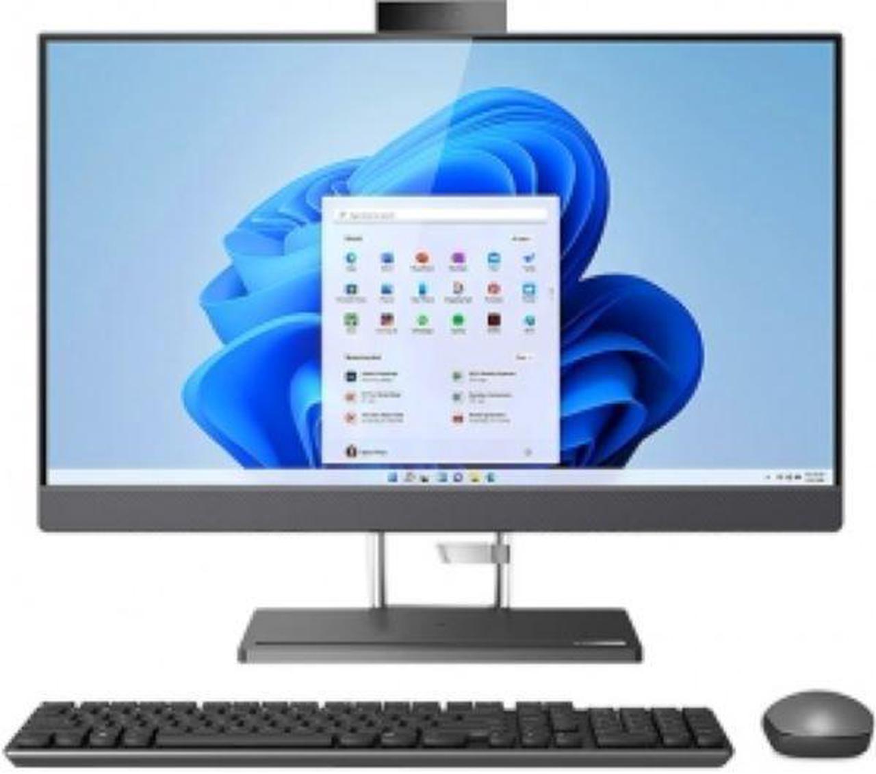 Lenovo IdeaCentre 5 All-In-One Touch 27" QHD IPS - Intel Core i7-12700H, 16GB RAM, 512GB SSD, Windows 11 Home - F0GQ000XCF - USB Wireless Keyboard and Mouse