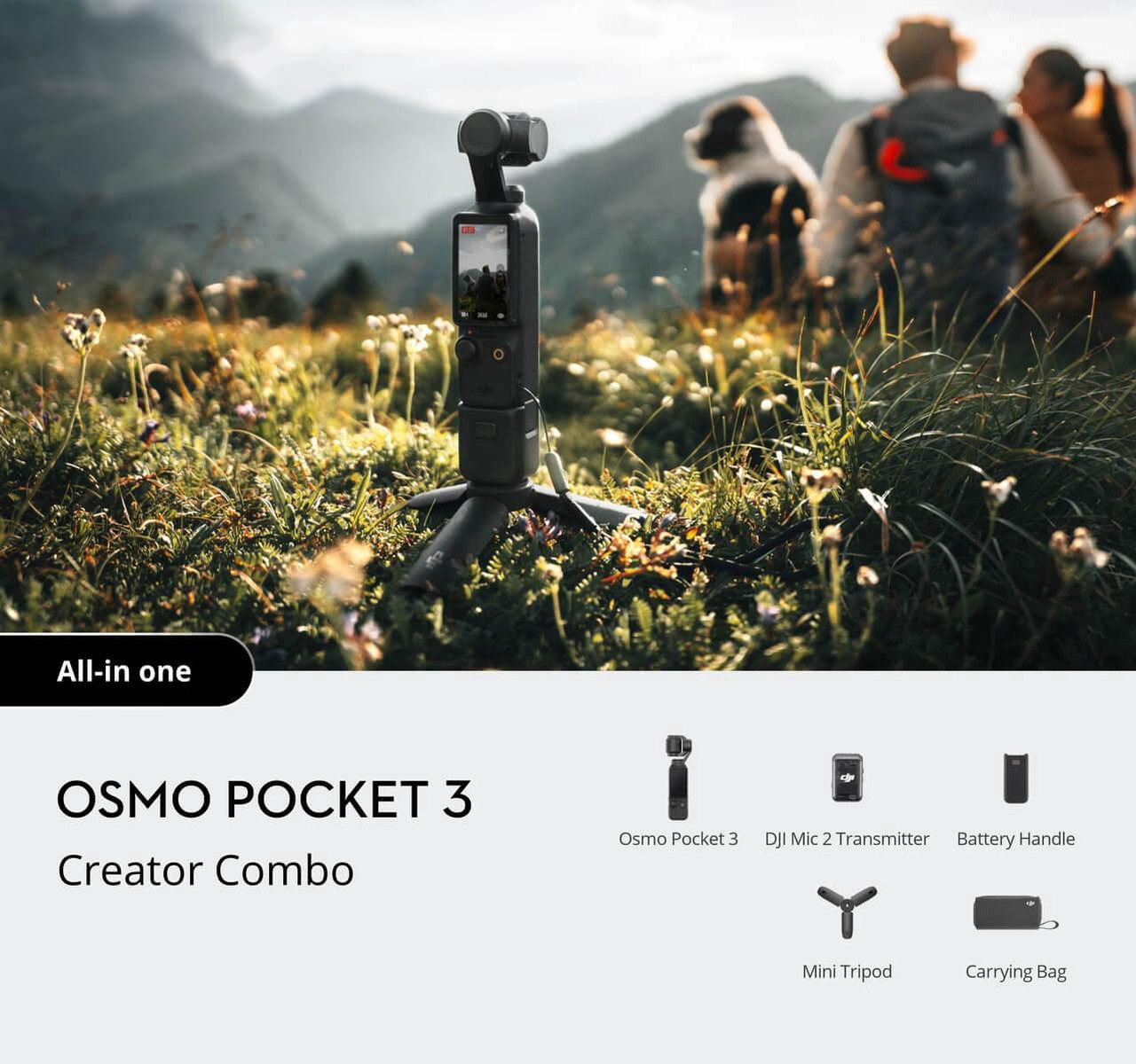 Open Box: Osmo Pocket 3 Creator, Vlogging Camera with 1'' CMOS & 4K/120fps Video, 3-Axis Stabilization, Fast Focusing, Face/Object Tracking, 2" Rotatable Touchscreen, Small Video Camera for Photography, YouTube - Newegg.com - Open Box condition - Image 10