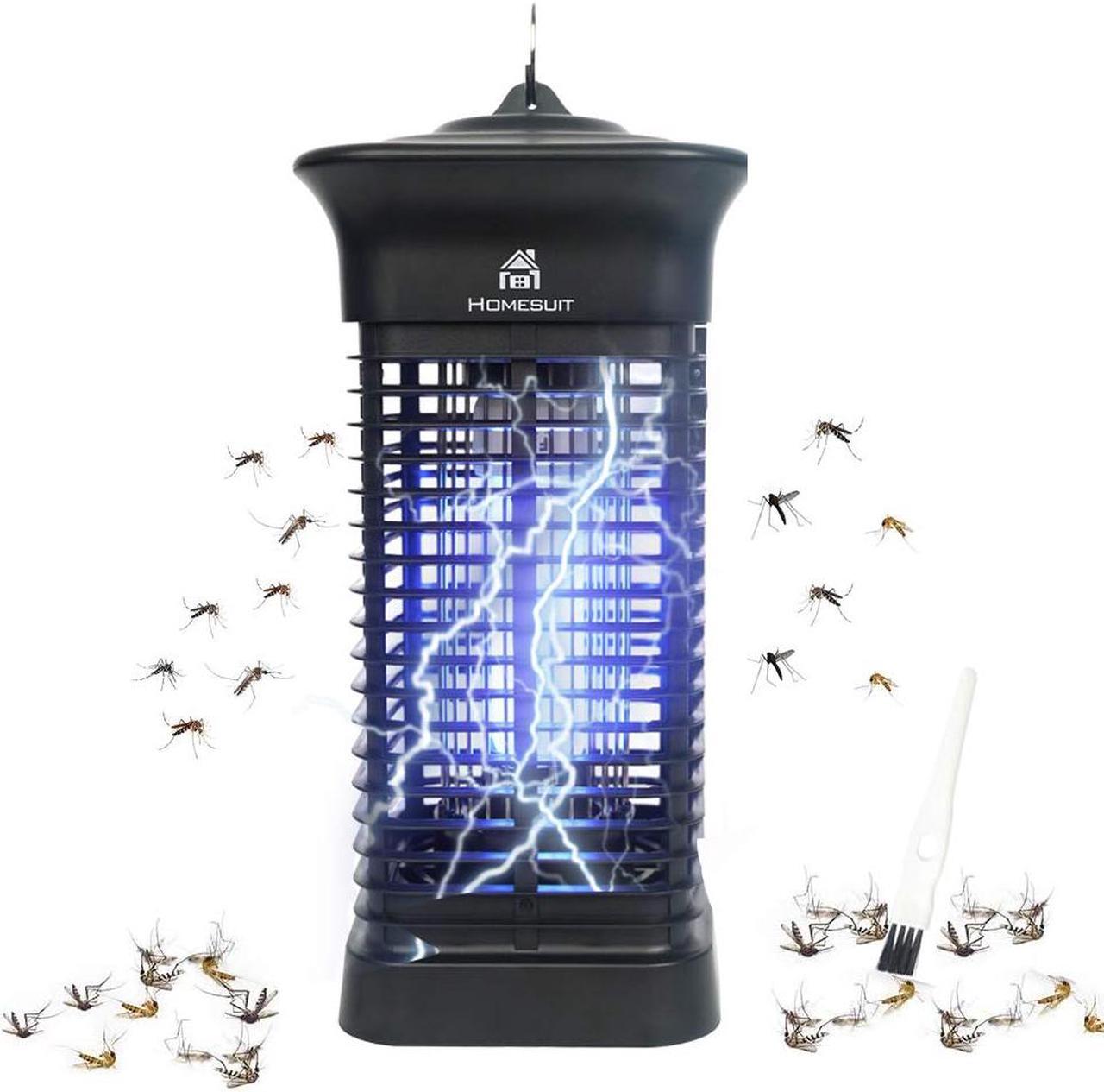 Main image of Homesuit Bug Zapper 15W for Outdoor and Indoor ,High Powered 4000V Electric Mosquito Zappers Killer , Waterproof Insect Fly Trap Outdoor ,Electronic Light Bulb Lamp for Home Backyard Patio