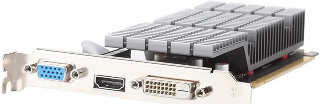 Alt view image 3 of 4 - MAXSUN NVIDIA GEFORCE GT 710 2G DDR3 Graphics Card 954MHz, Low Profile, Low Consumption, VGA, DVI-D, HDMI, HTPC, Silent Passive Fanless Cooling System