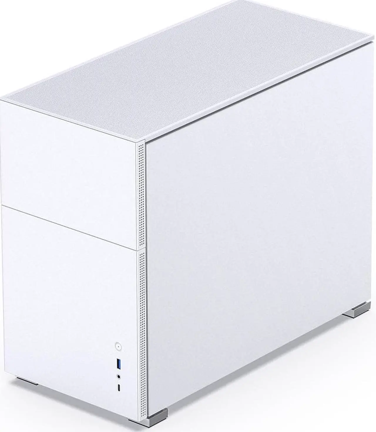 Alt view image 6 of 7 - JONSBO D31 STD WHITE Micro ATX Computer Case, Tempered Glass-1 Side, M-ATX/DTX/ITX Mainboard/Support RTX 4090(335-400mm) GPU 360/280AIO, Power ATX/SFX: 100mm-220mm, Multiple Tool-free Design, White