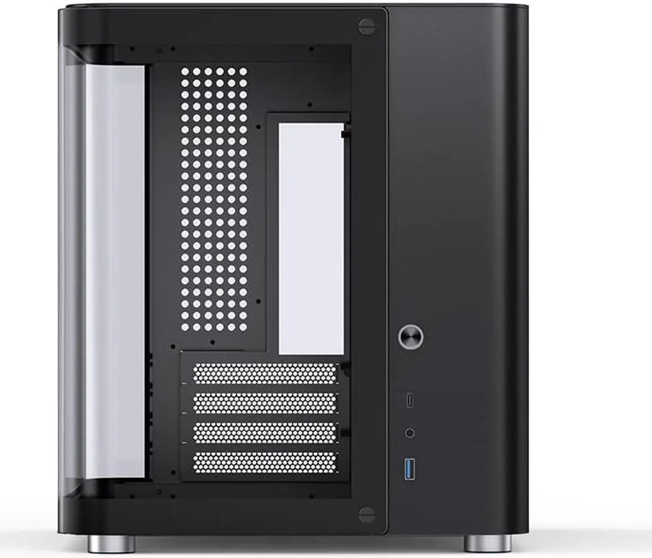 JONSBO TK-1 BLACK V2.0 Micro ATX Mini Tower Computer CASE, Hyperboloid ...