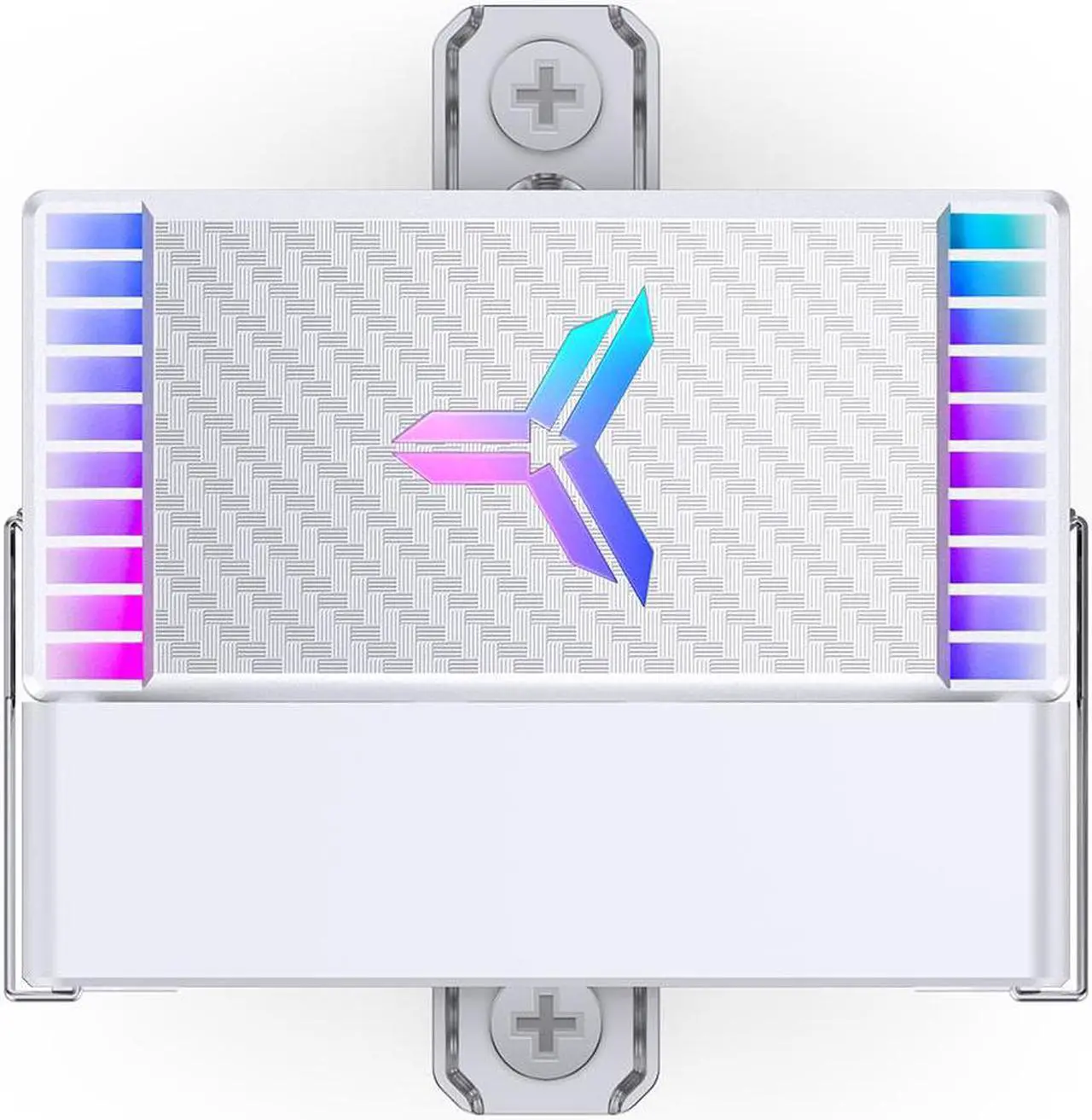 Alt view image 5 of 7 - JONSBO CR1400 EVO COLOR Silent Series Mini CPU Cooler , H130mm, Air Cooling Tower Radiator, Desktop PC AM4/AM5 heatsink, 4 Copper Heatpipes for AMD/Intel LGA1700, 92mm RGB Fan, Lighting Top, white
