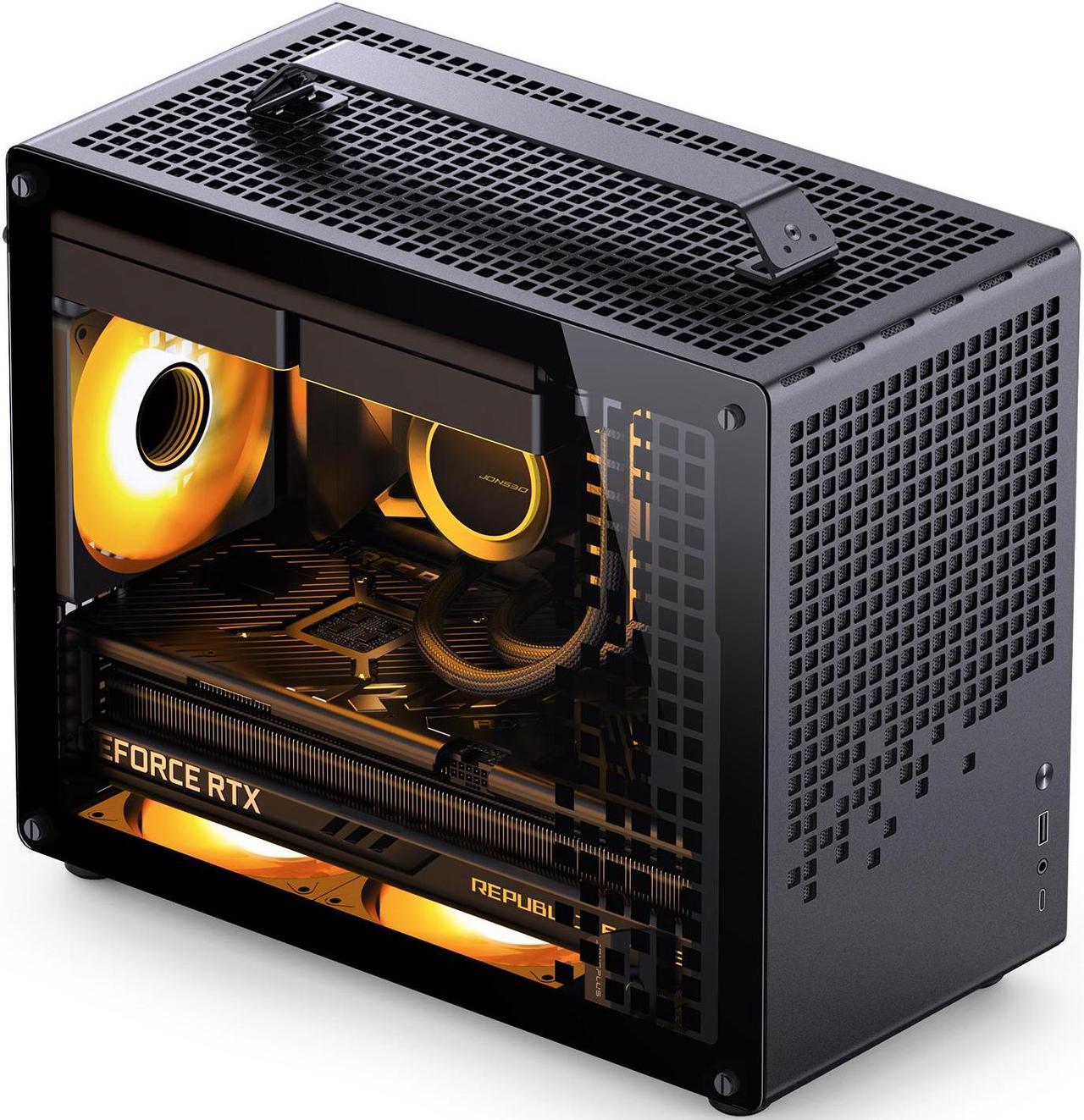 JONSPLUS Z20 BLACK Computer Case Micro-ATX