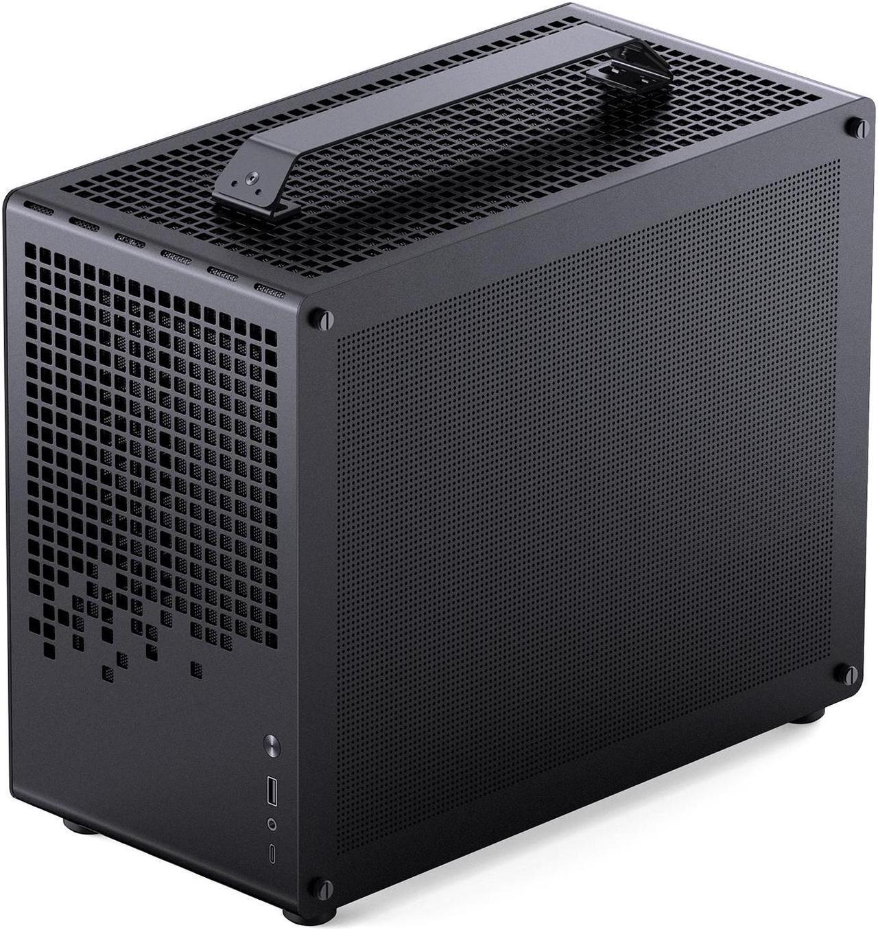 Alt view image 5 of 7 - JONSPLUS Z20 Mesh BLACK Micro-ATX Computer Case,with Detachable Carrying handle , Mini Size, High-performance Hardware Compatible, Support 240AIO, H160mm Cooler, Mesh Sides Panel,Black